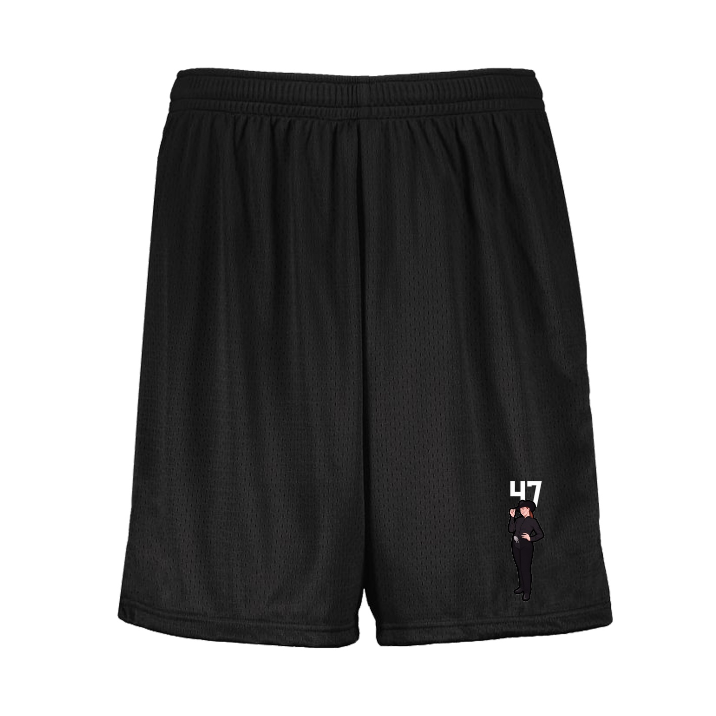 Shorts — Number Top in Black