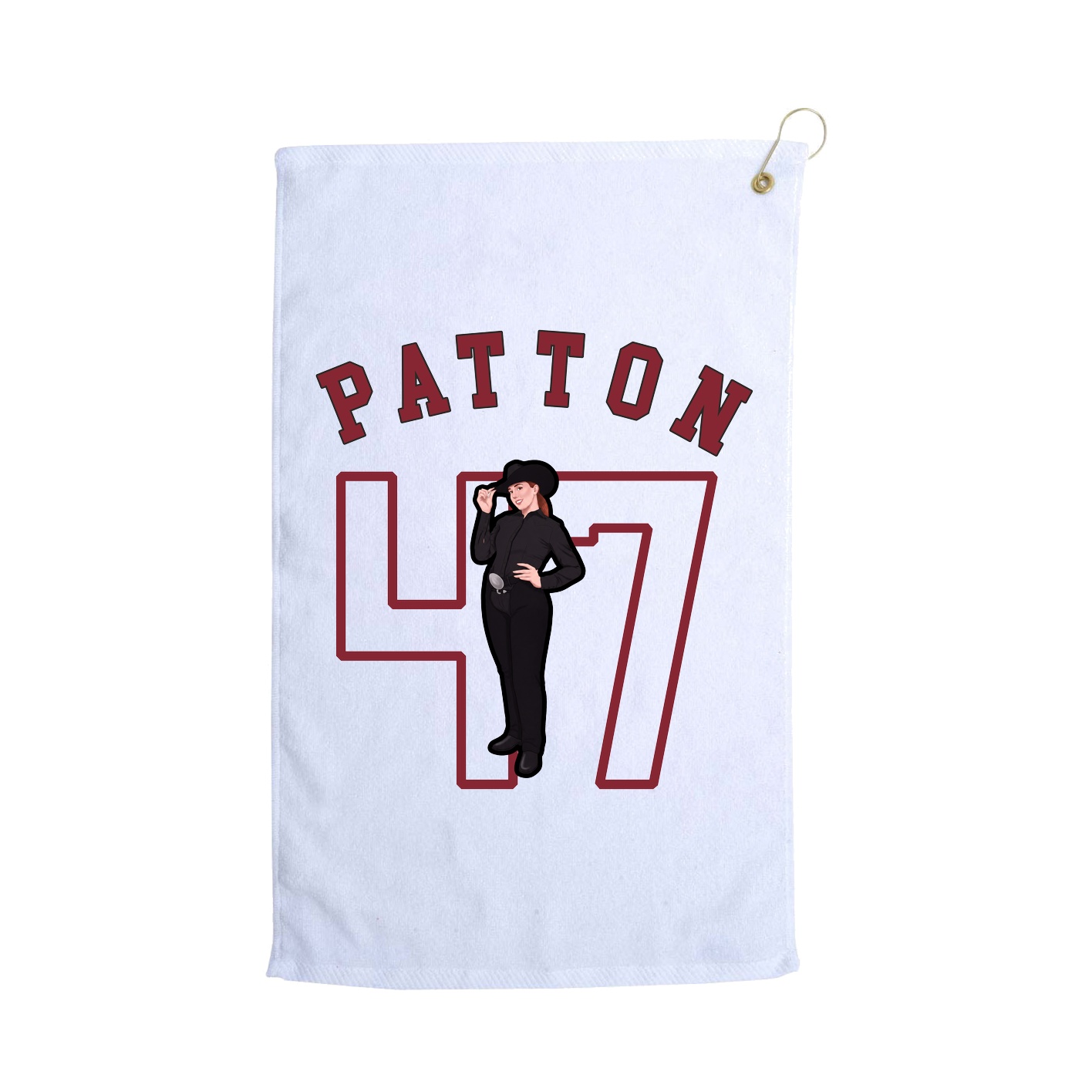 Golf Towel — Shirsey Arch in White