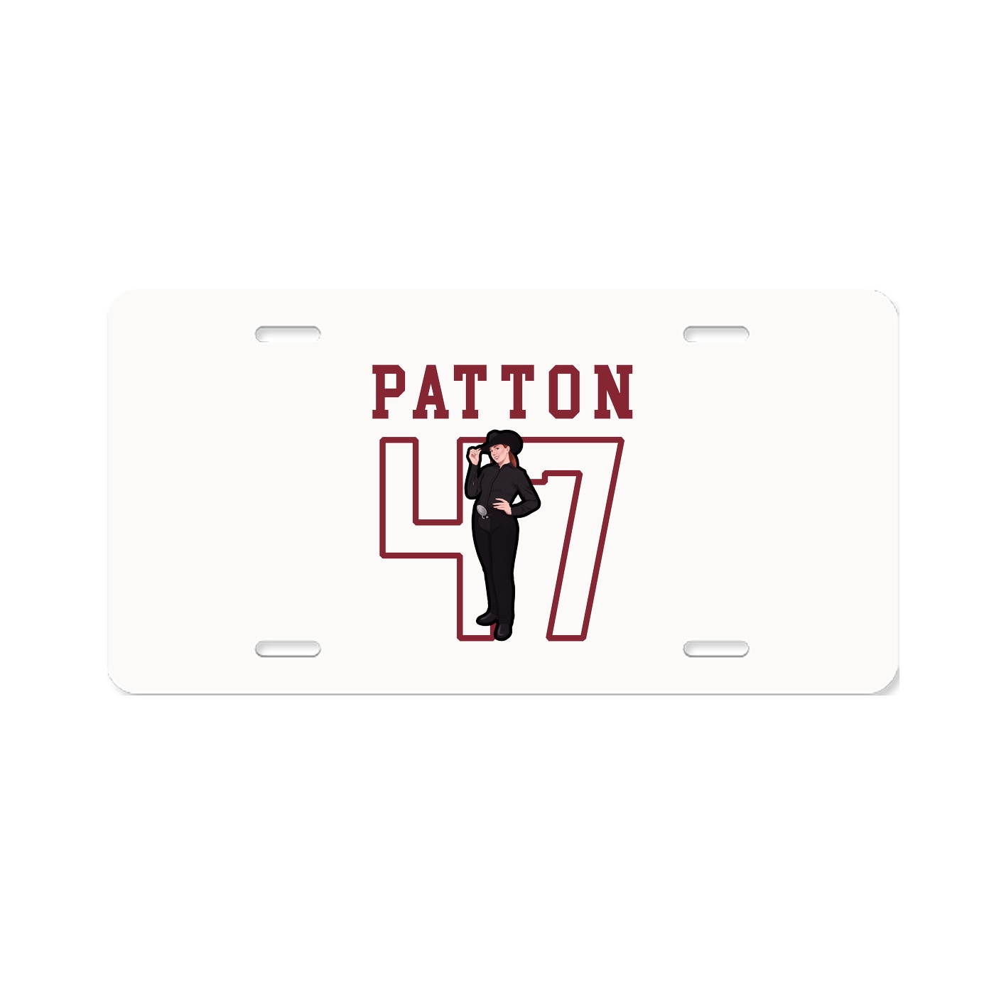 License Plate — Shirsey in Classic