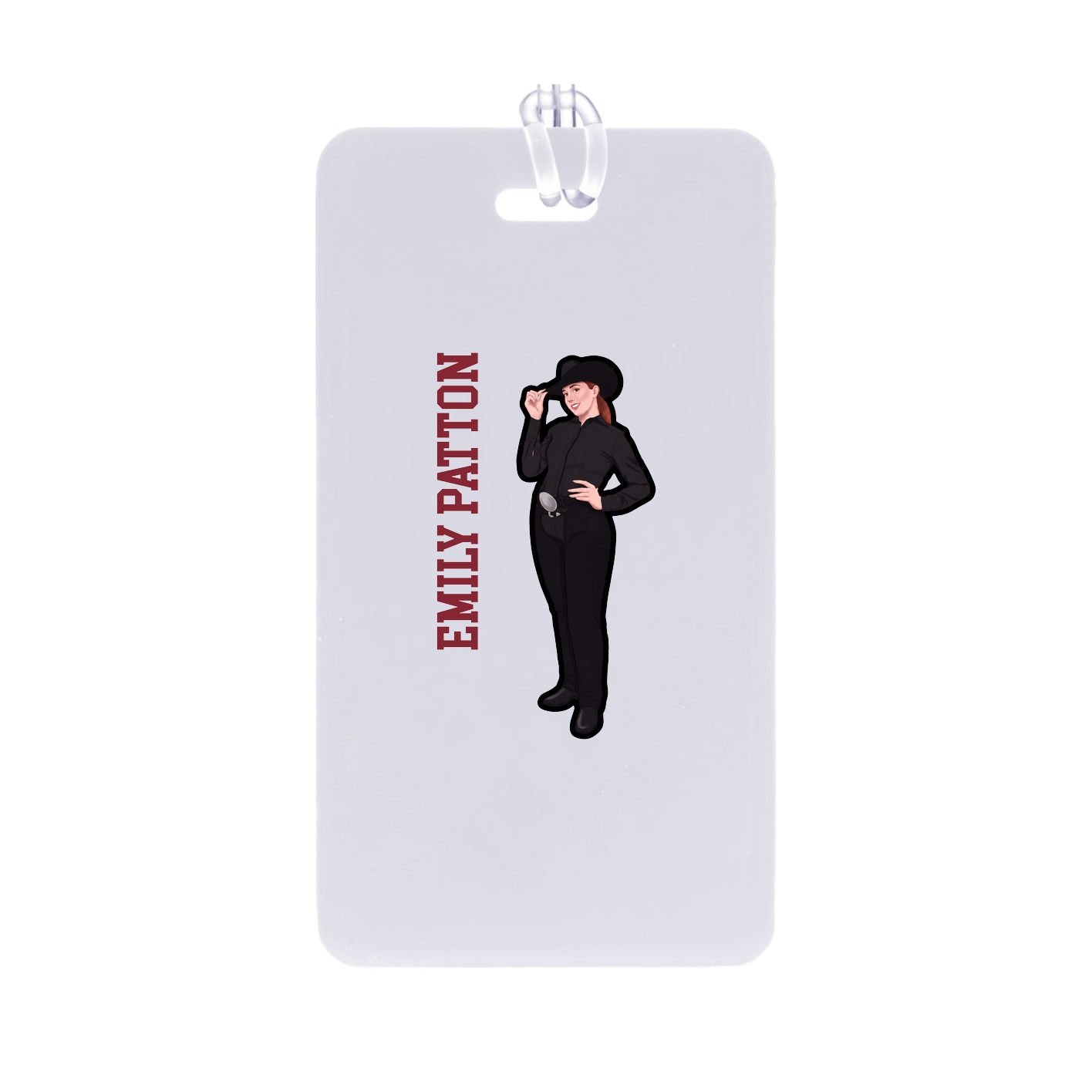 Bag Tag — Name Vertical in Classic