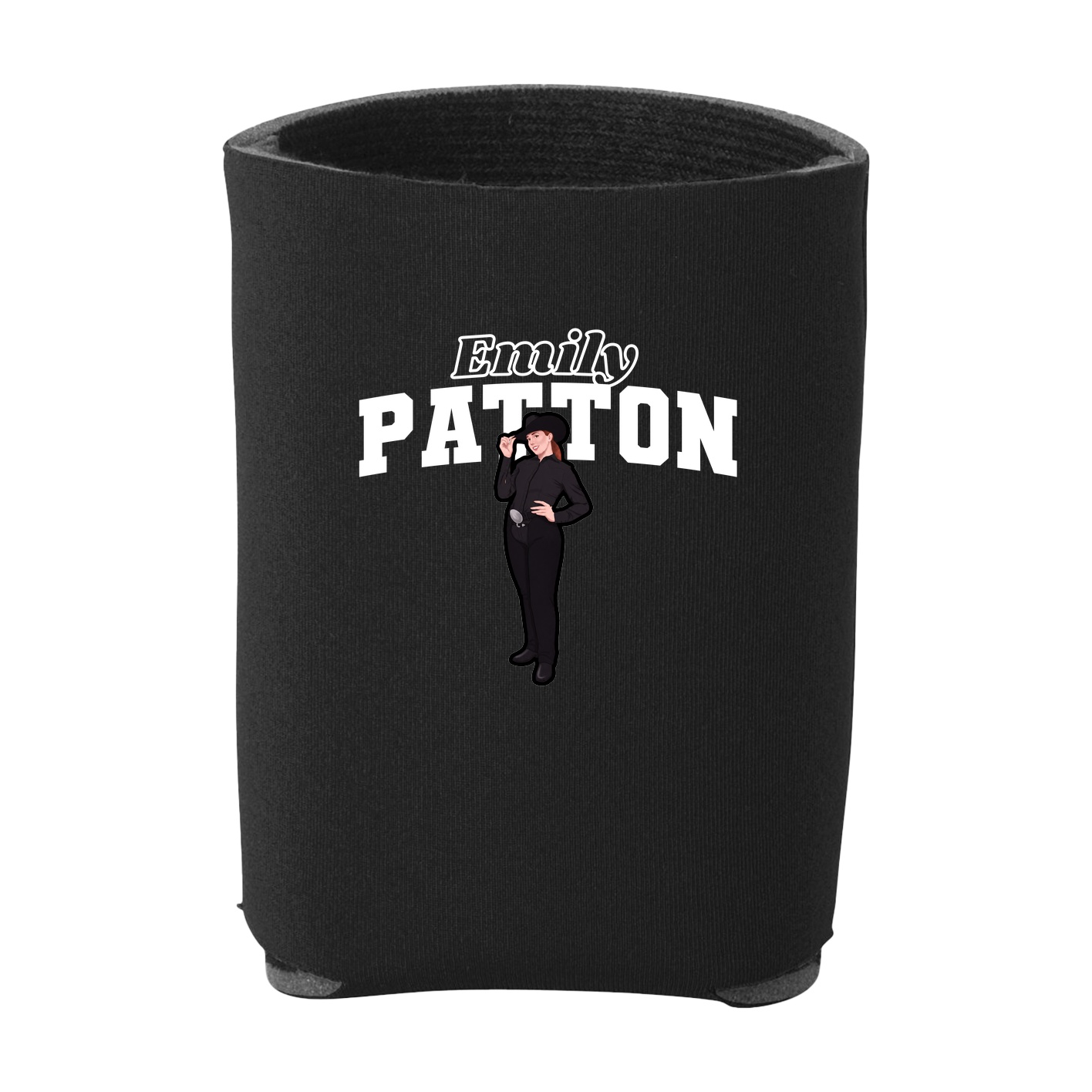 Can Holder — Name Arch in Black