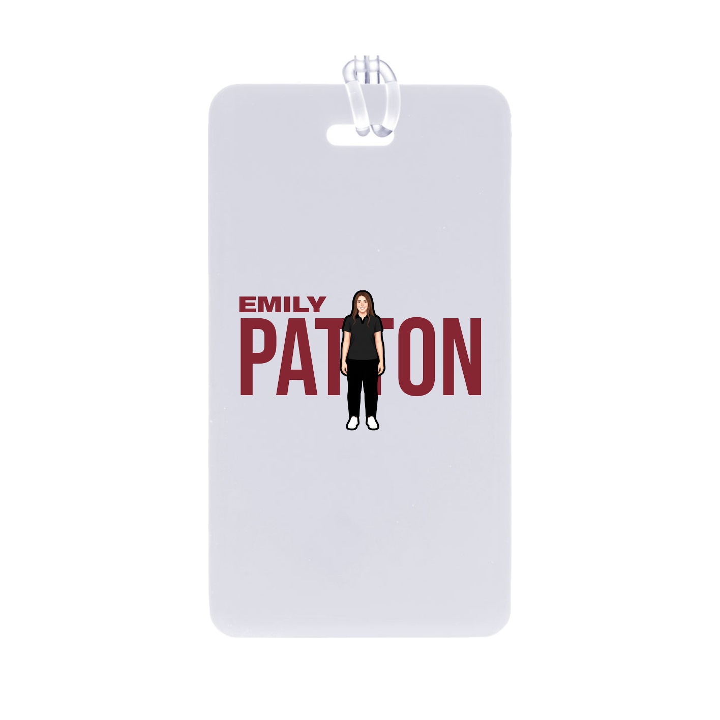Bag Tag — Player Name in Classic