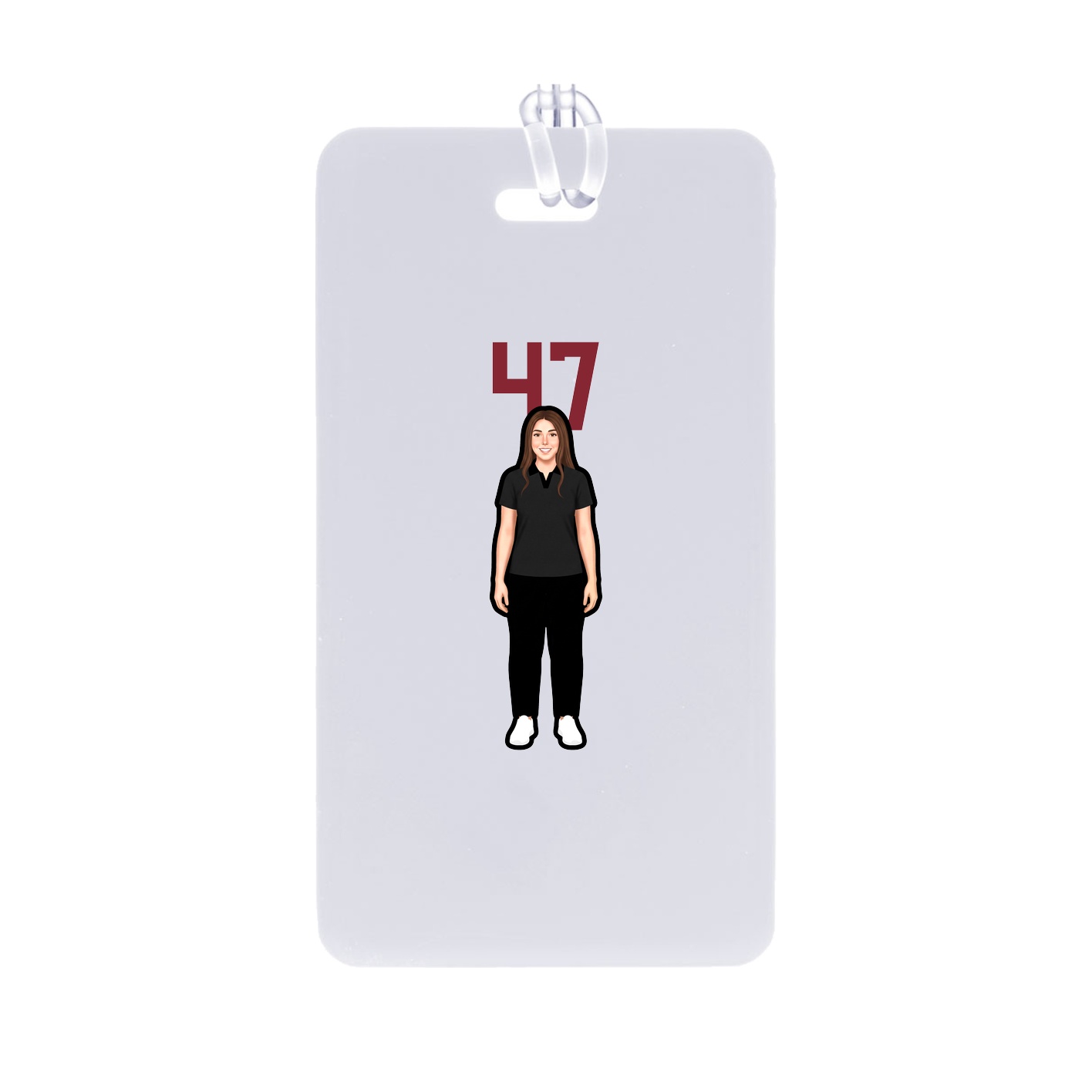 Bag Tag — Number Top in Classic