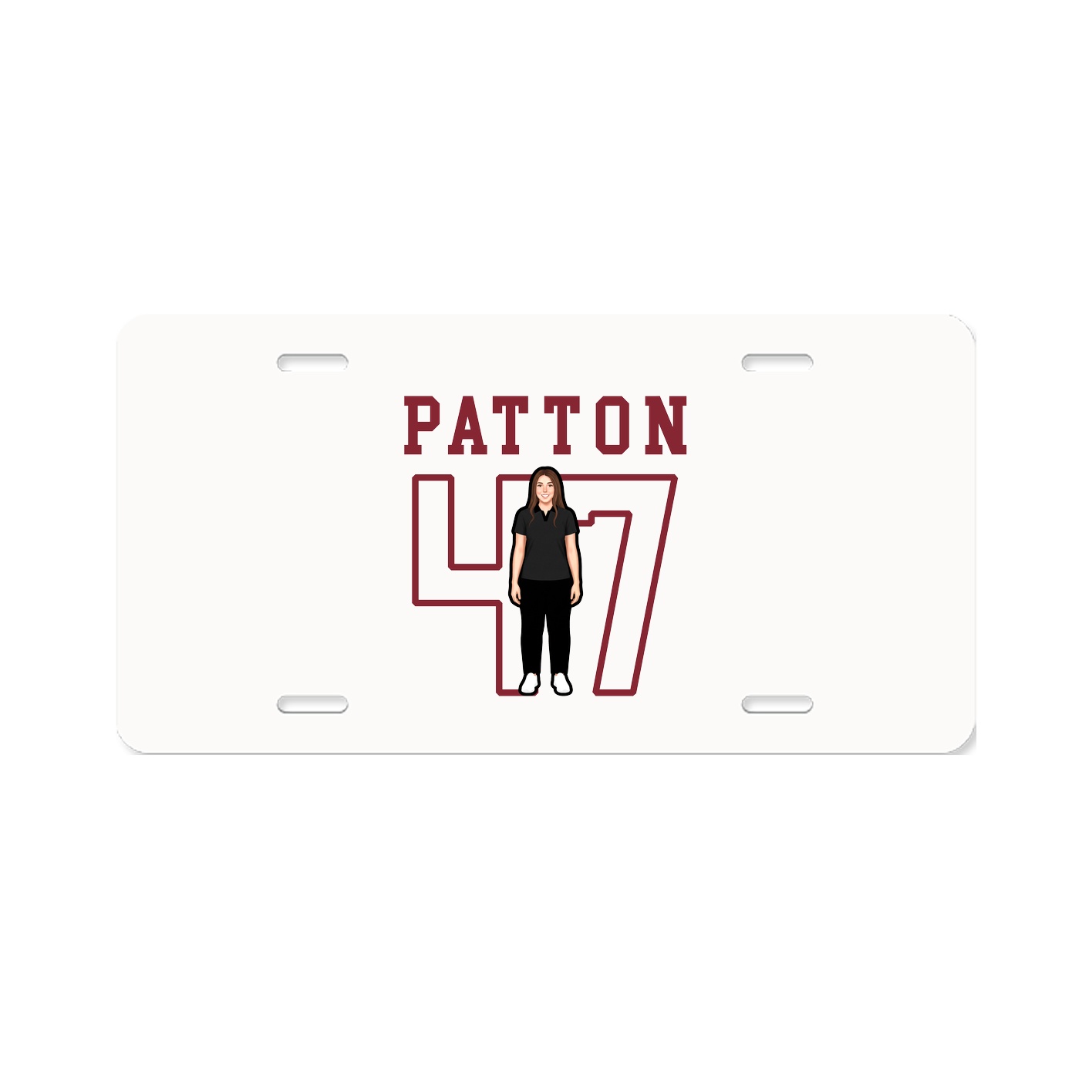 License Plate — Shirsey in Classic