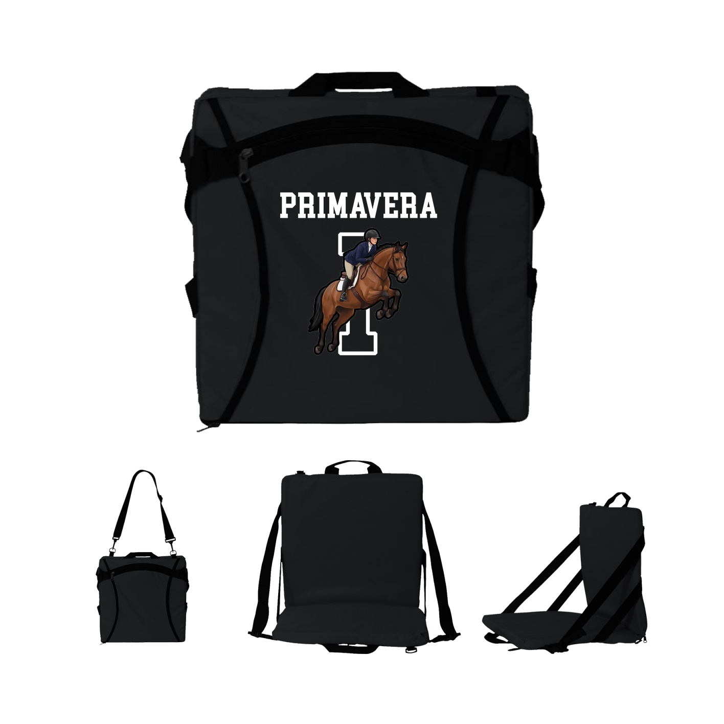 Folding Stadium Seat — Shirsey in Black
