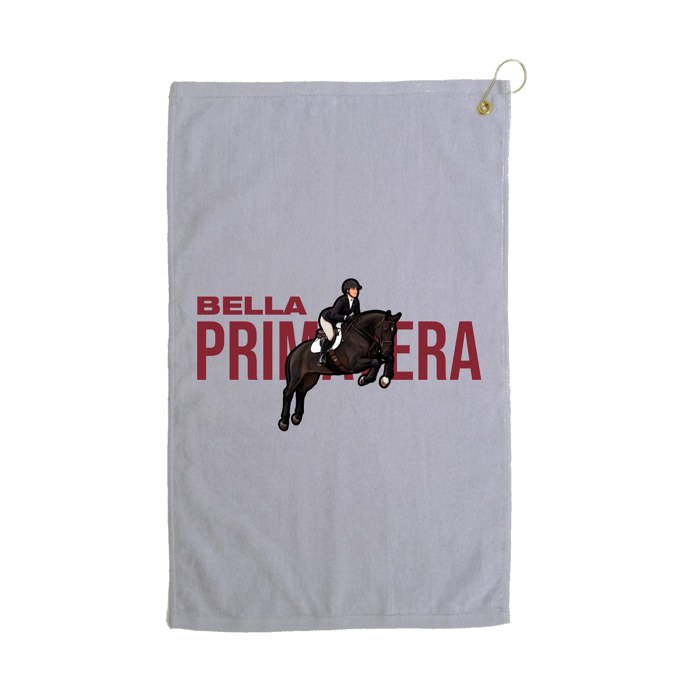 Golf Towel — Player Name in Grey