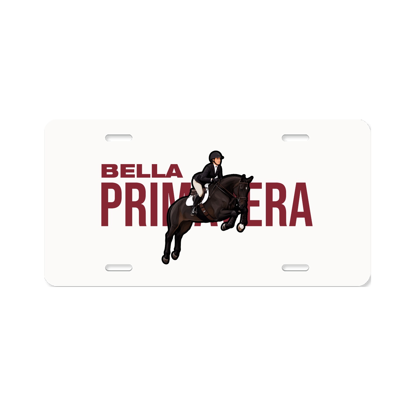 License Plate — Player Name in Classic