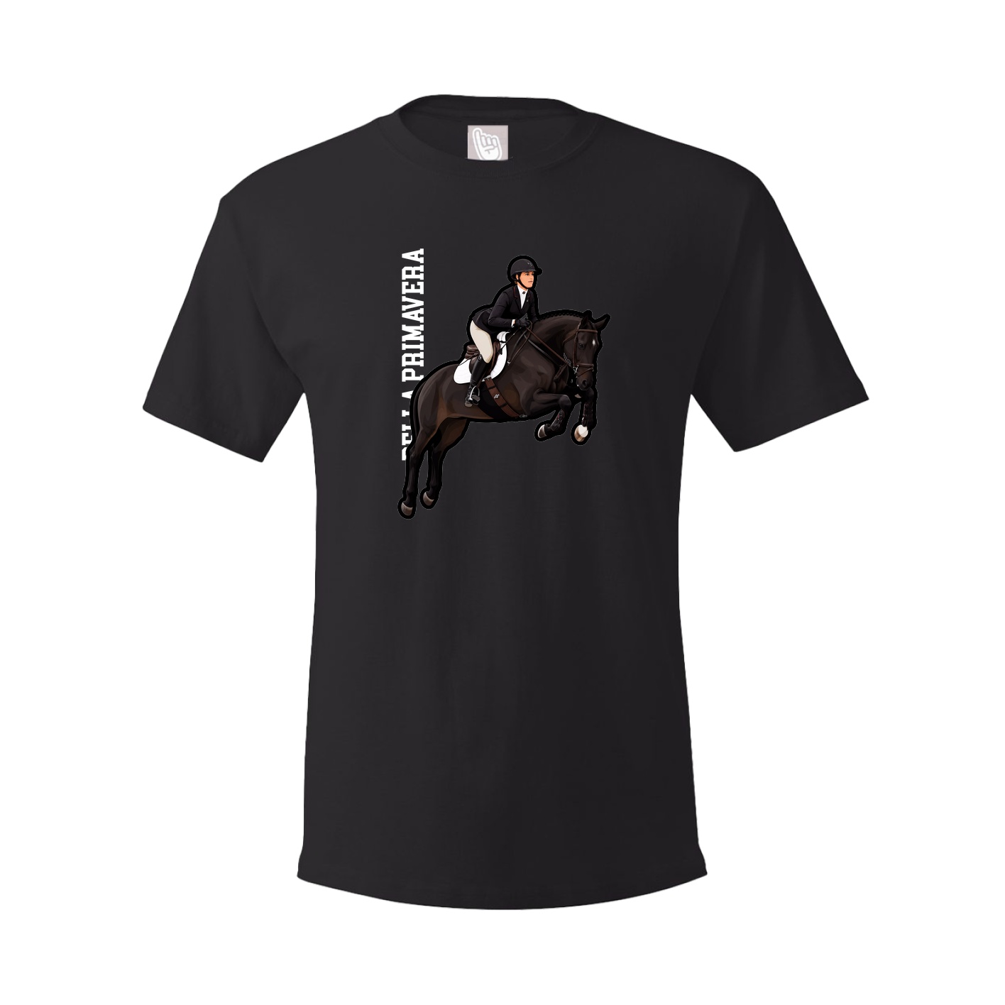 Tee — Name Vertical in Black