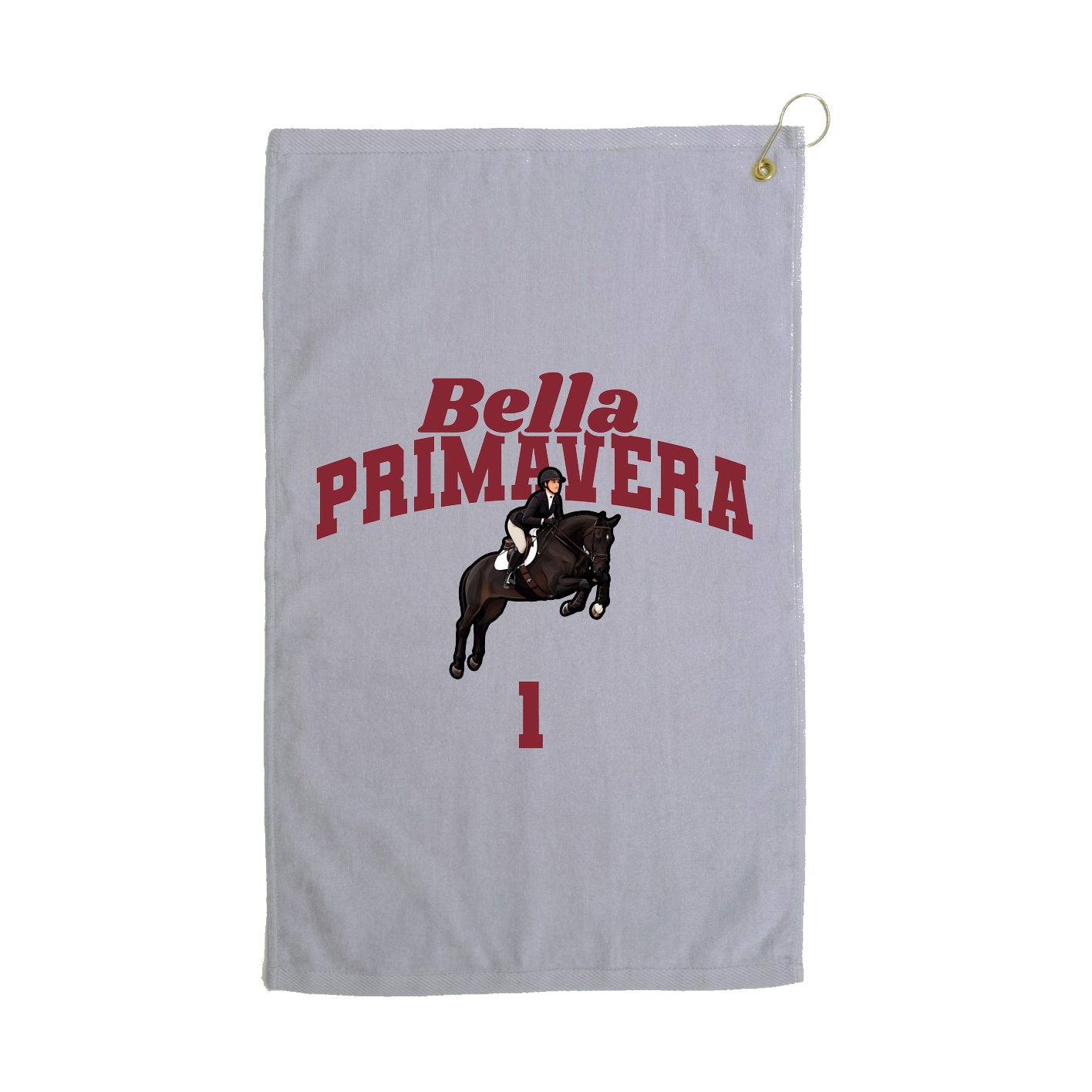 Golf Towel — Signature Arch in Grey