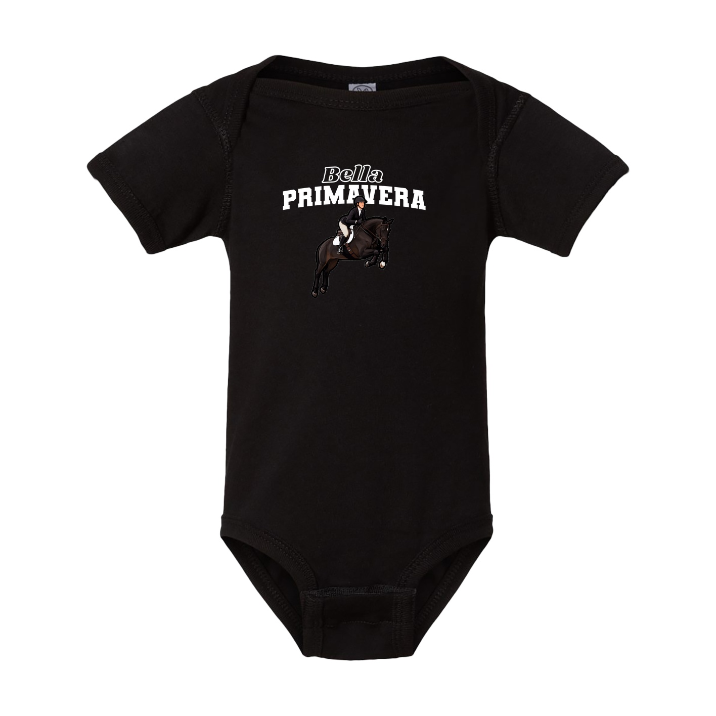 Baby Onesie — Name Arch in Black