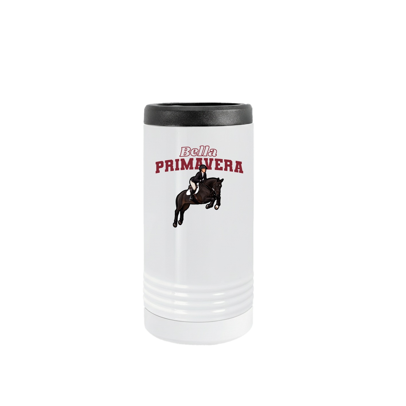 Slim Beverage Holder — Name Arch in White