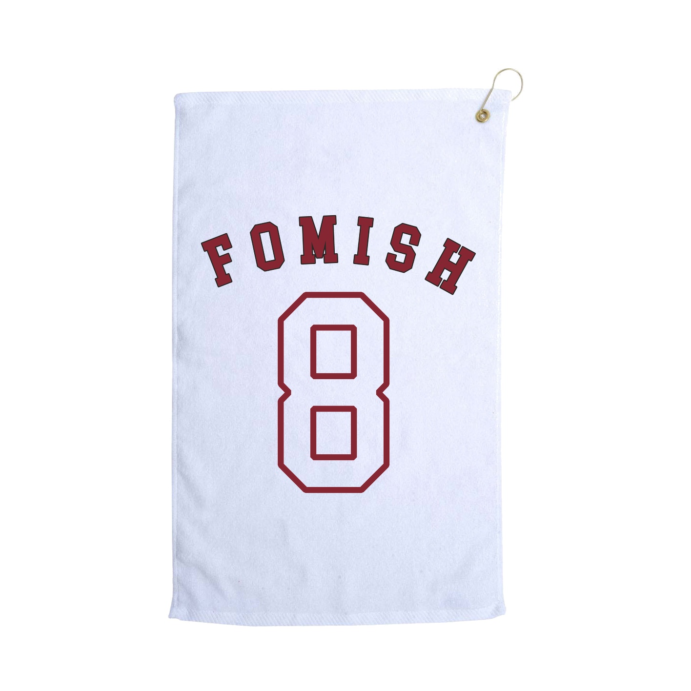 Golf Towel — Shirsey Arch in White