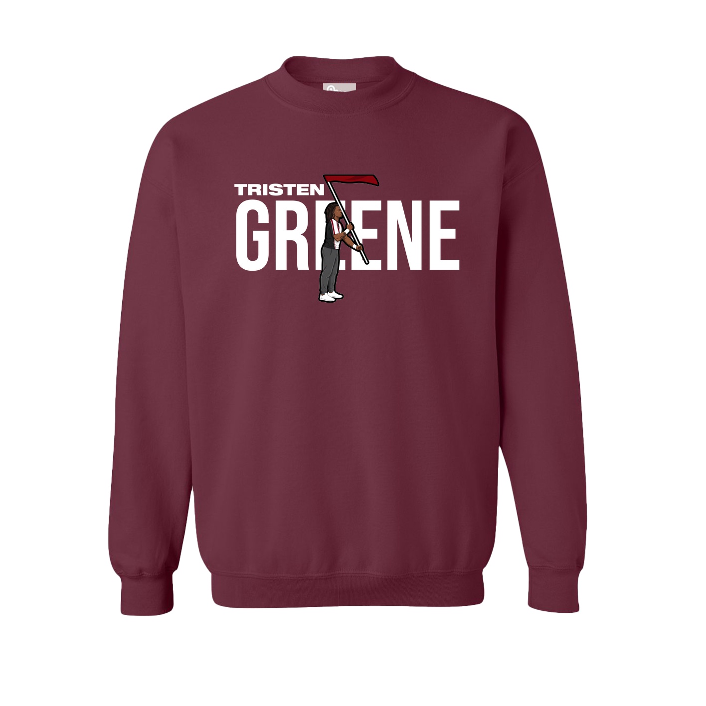 Fleece Crew — Player Name in Maroon