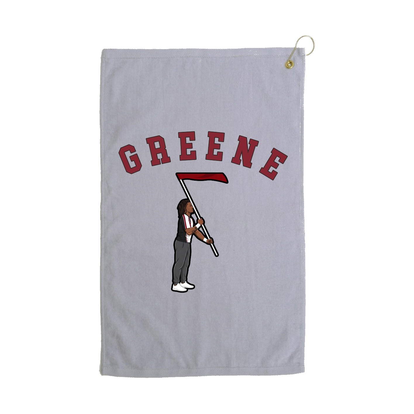 Golf Towel — Shirsey Arch in Grey
