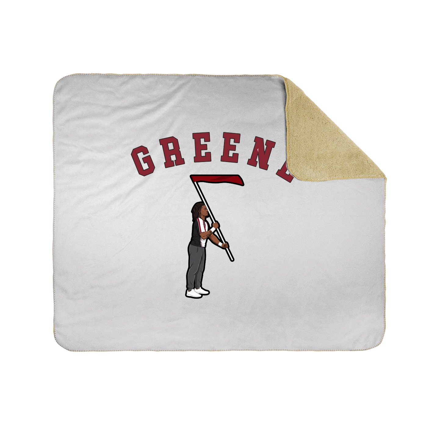 Throw Blanket — Shirsey Arch in White