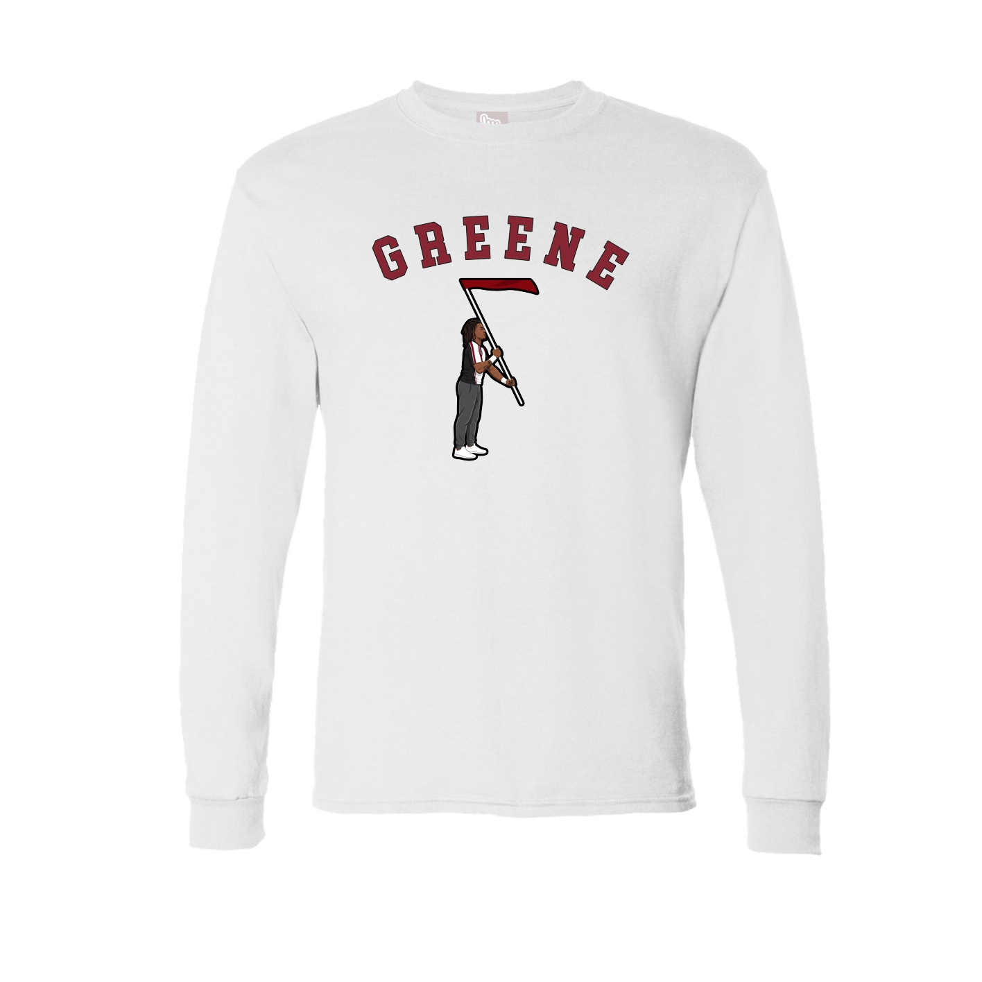 Long Sleeve Tee — Shirsey Arch in White