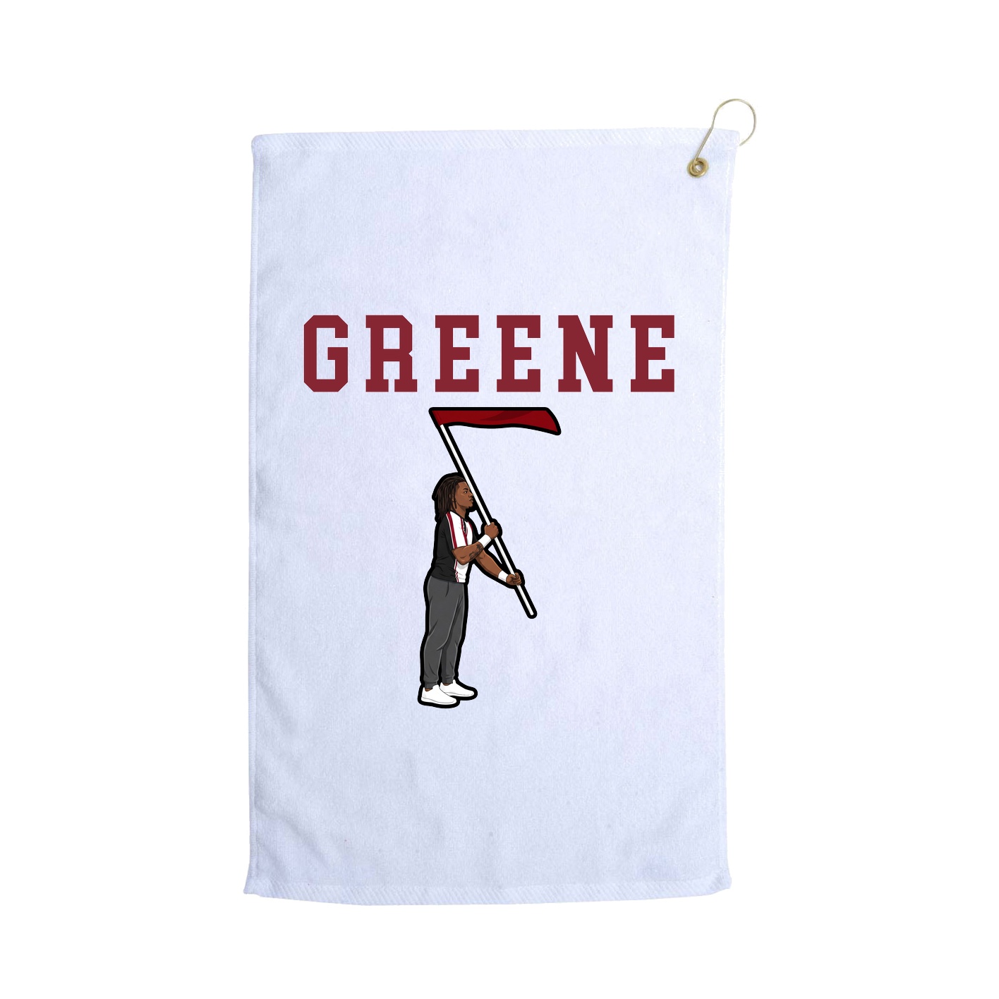 Golf Towel — Shirsey in White
