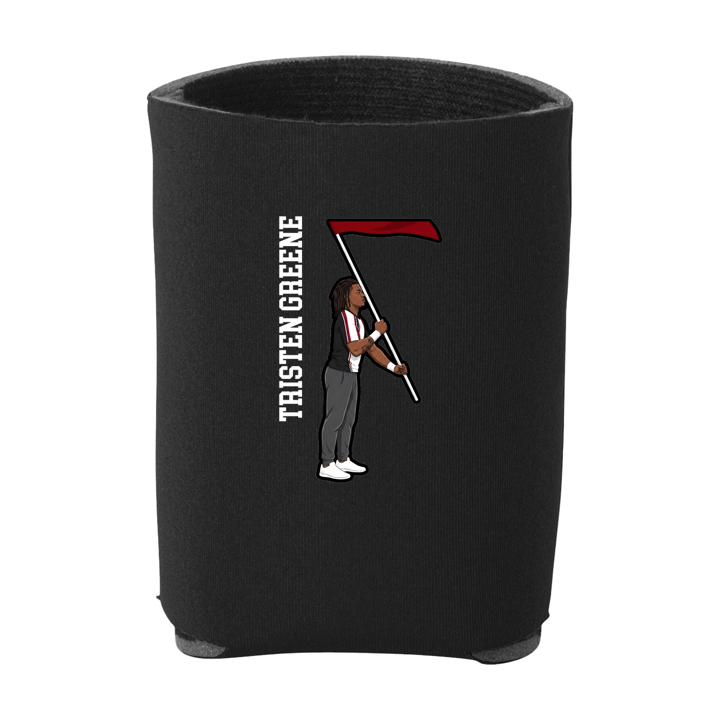 Can Holder — Name Vertical in Black
