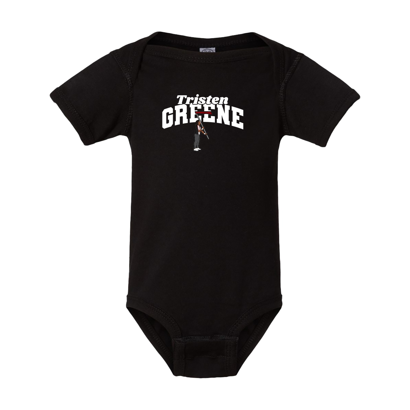 Baby Onesie — Signature Arch in Black