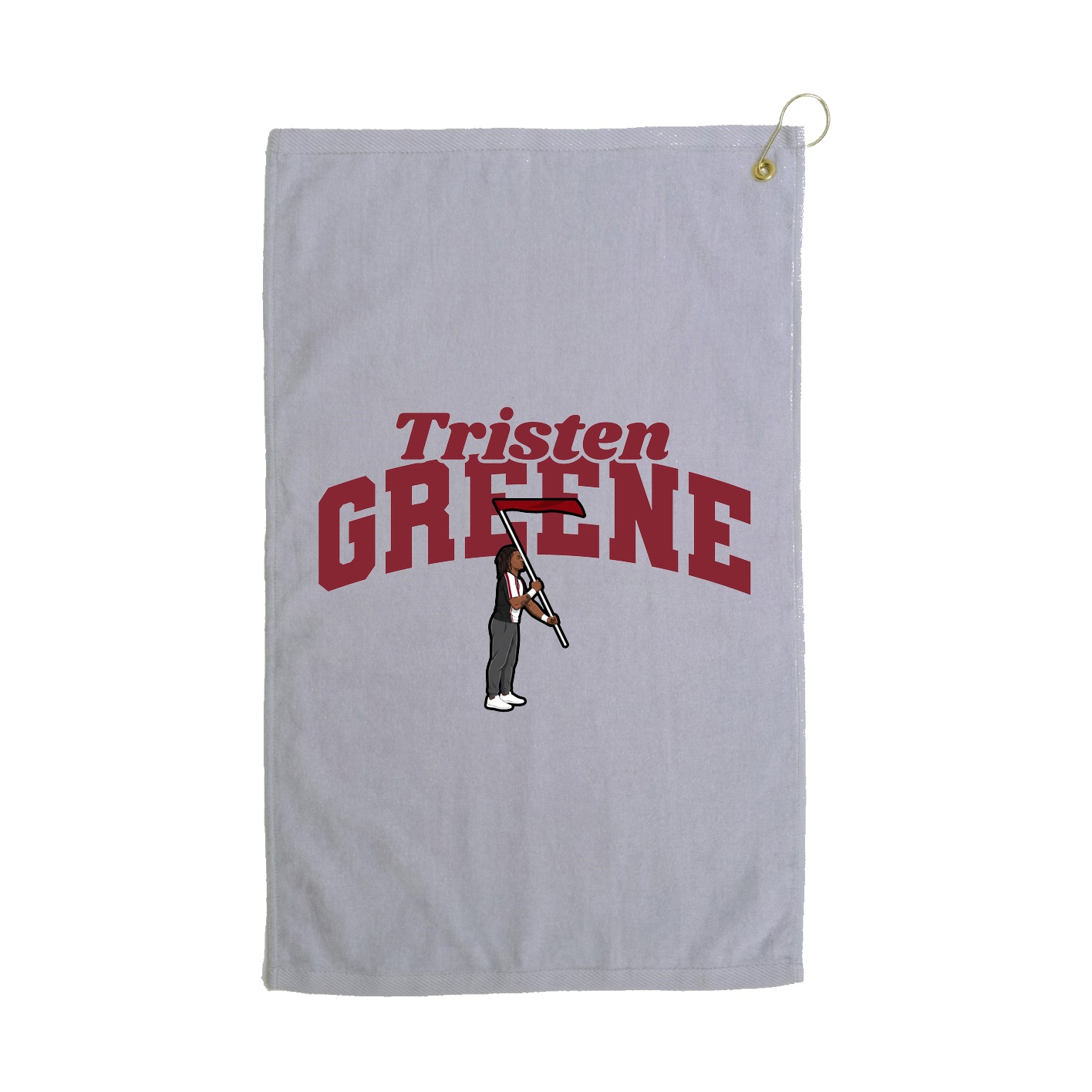 Golf Towel — Signature Arch in Grey