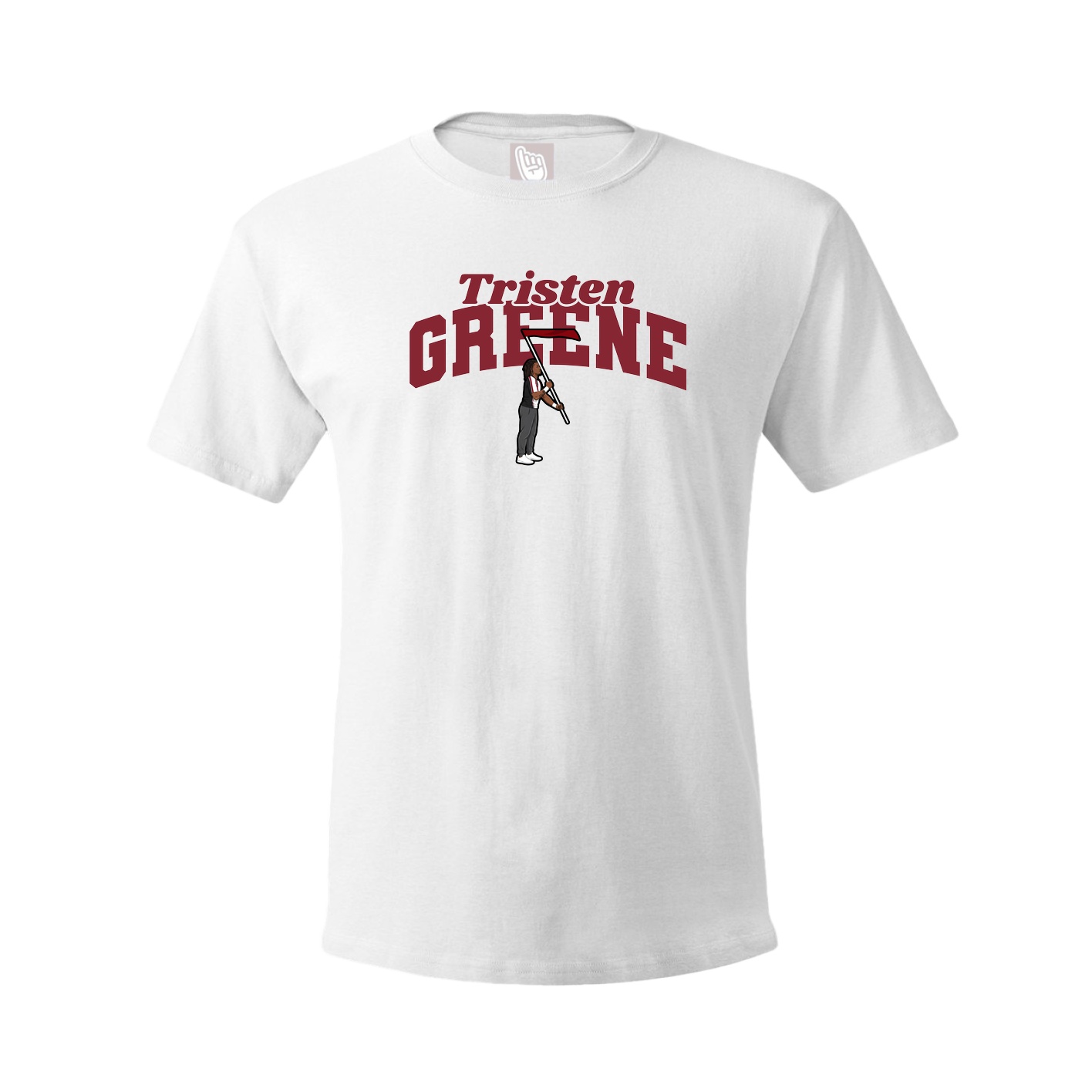 Youth Tee — Signature Arch in White