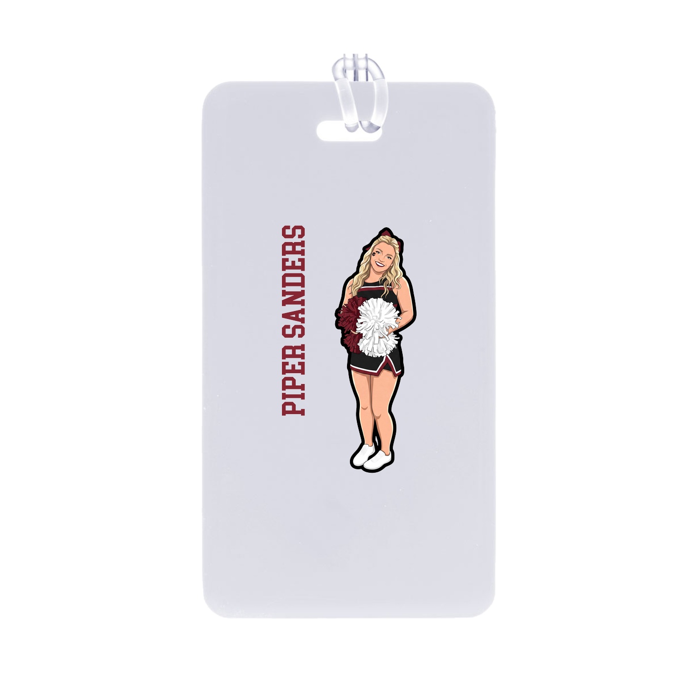 Bag Tag — Name Vertical in Classic