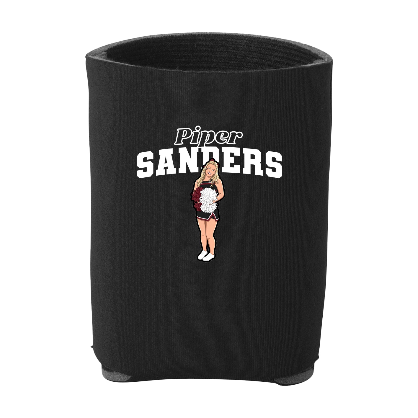 Can Holder — Name Arch in Black