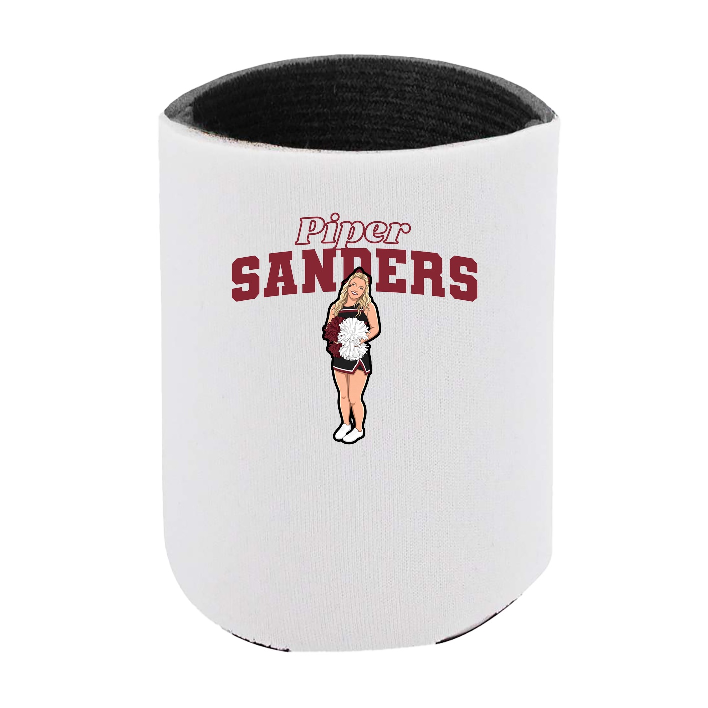 Can Holder — Name Arch in White