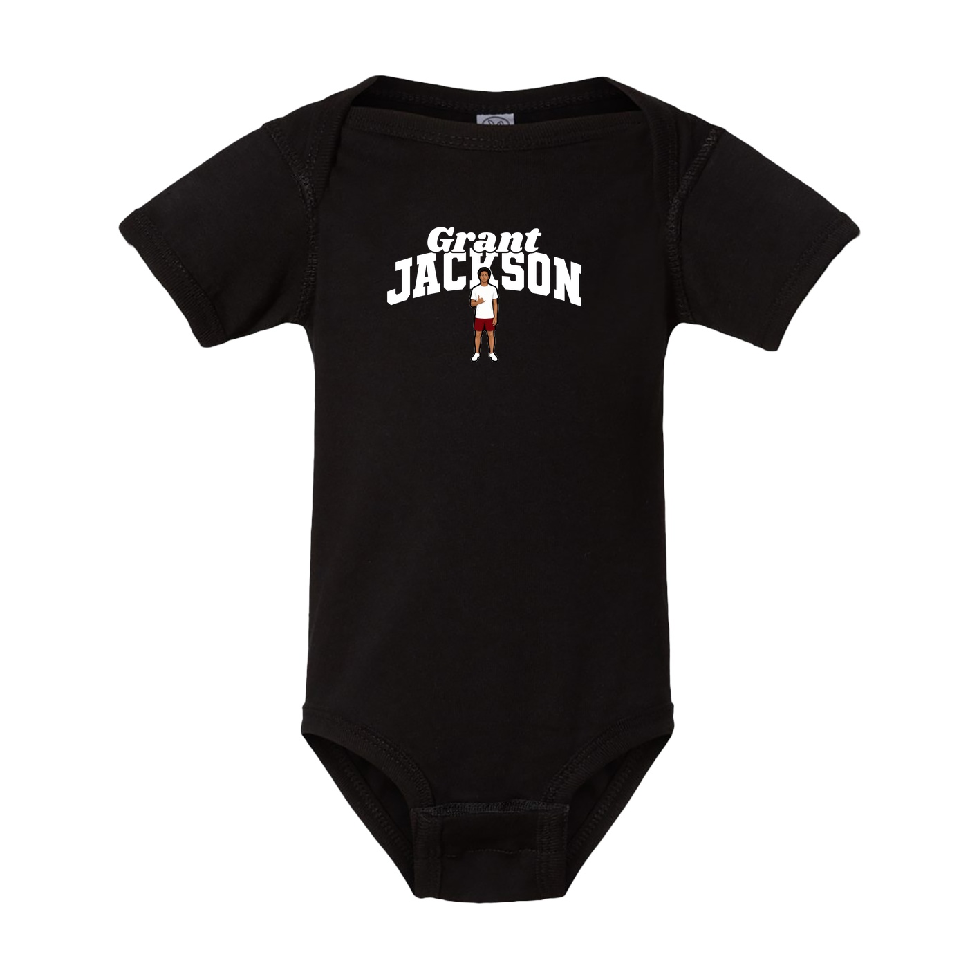 Baby Onesie — Signature Arch in Black