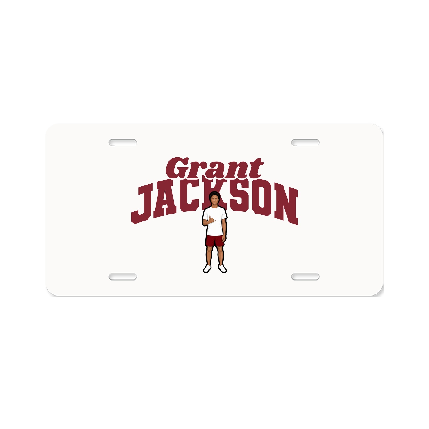 License Plate — Signature Arch in Classic