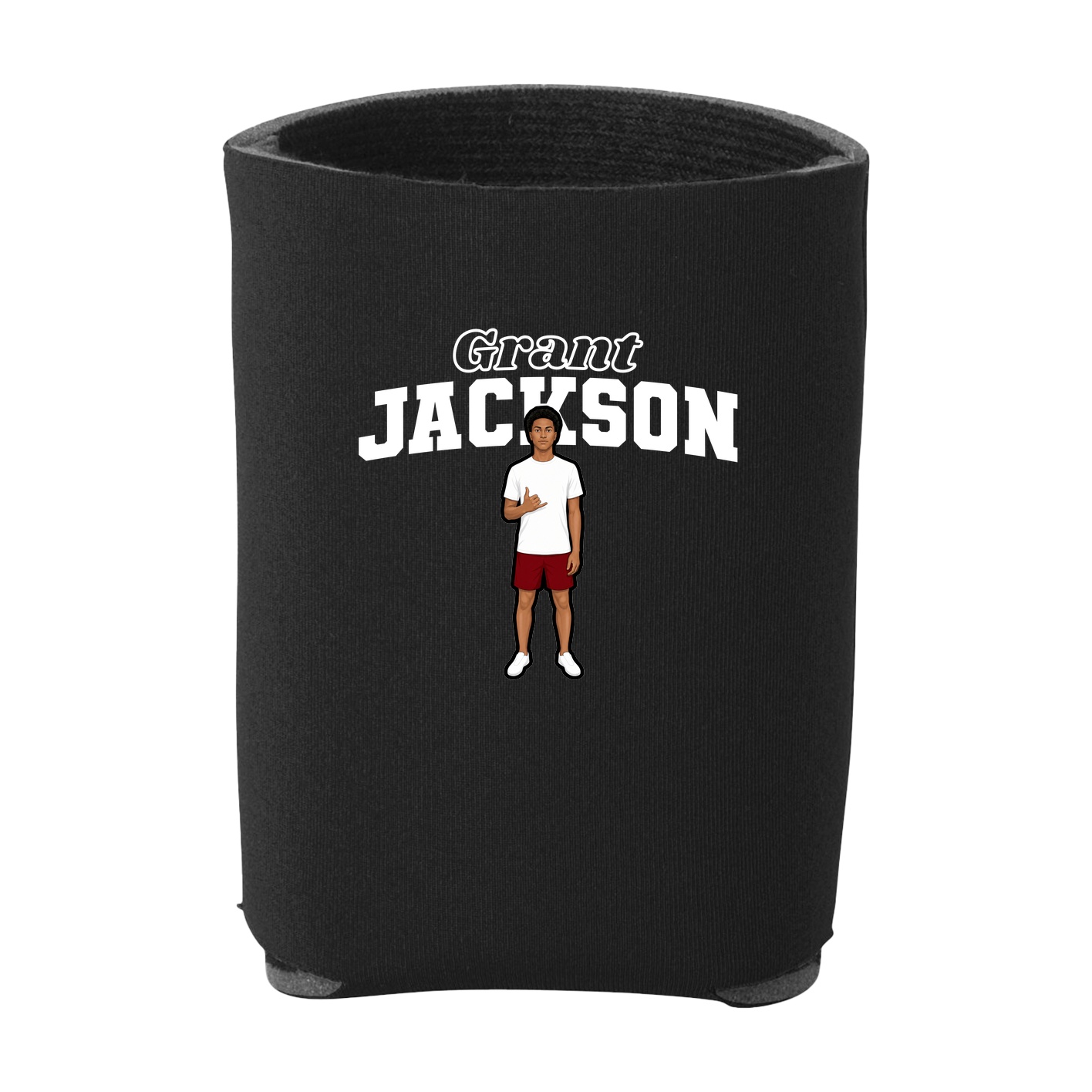 Can Holder — Name Arch in Black