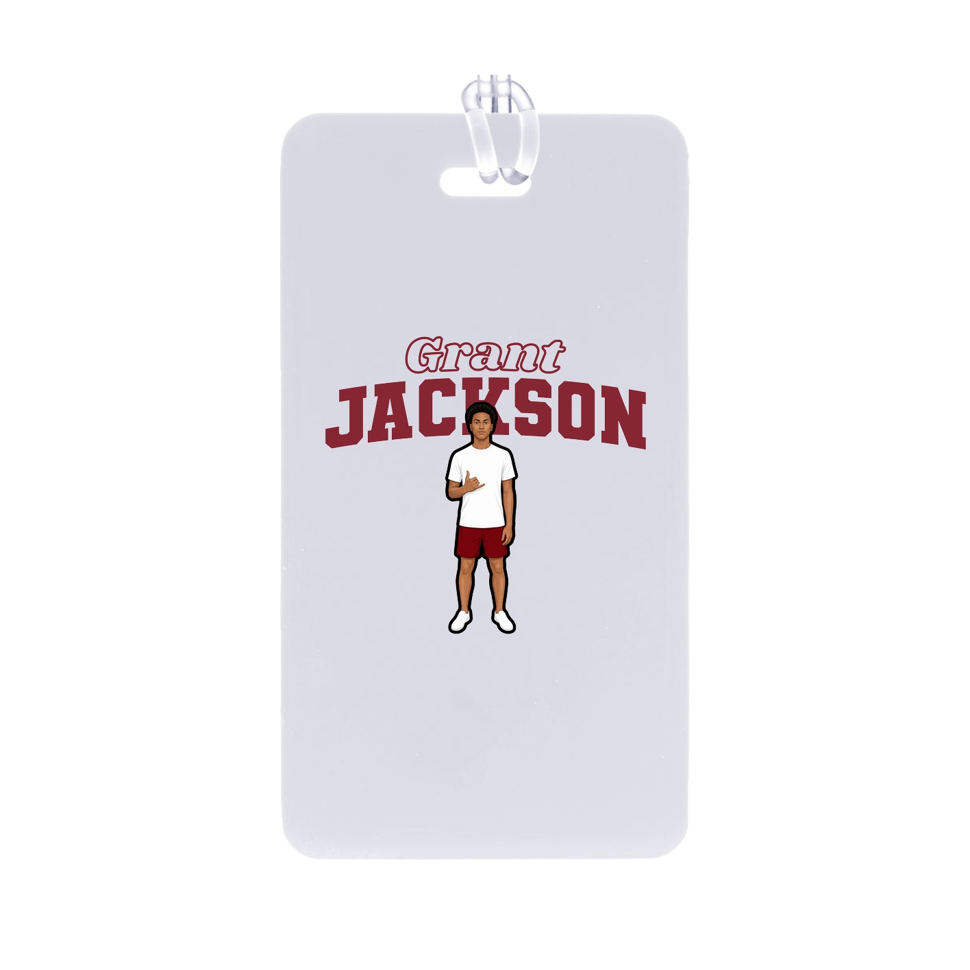 Bag Tag — Name Arch in Classic