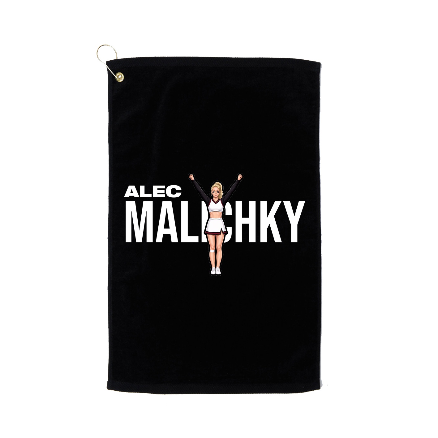 Golf Towel — Player Name in Black