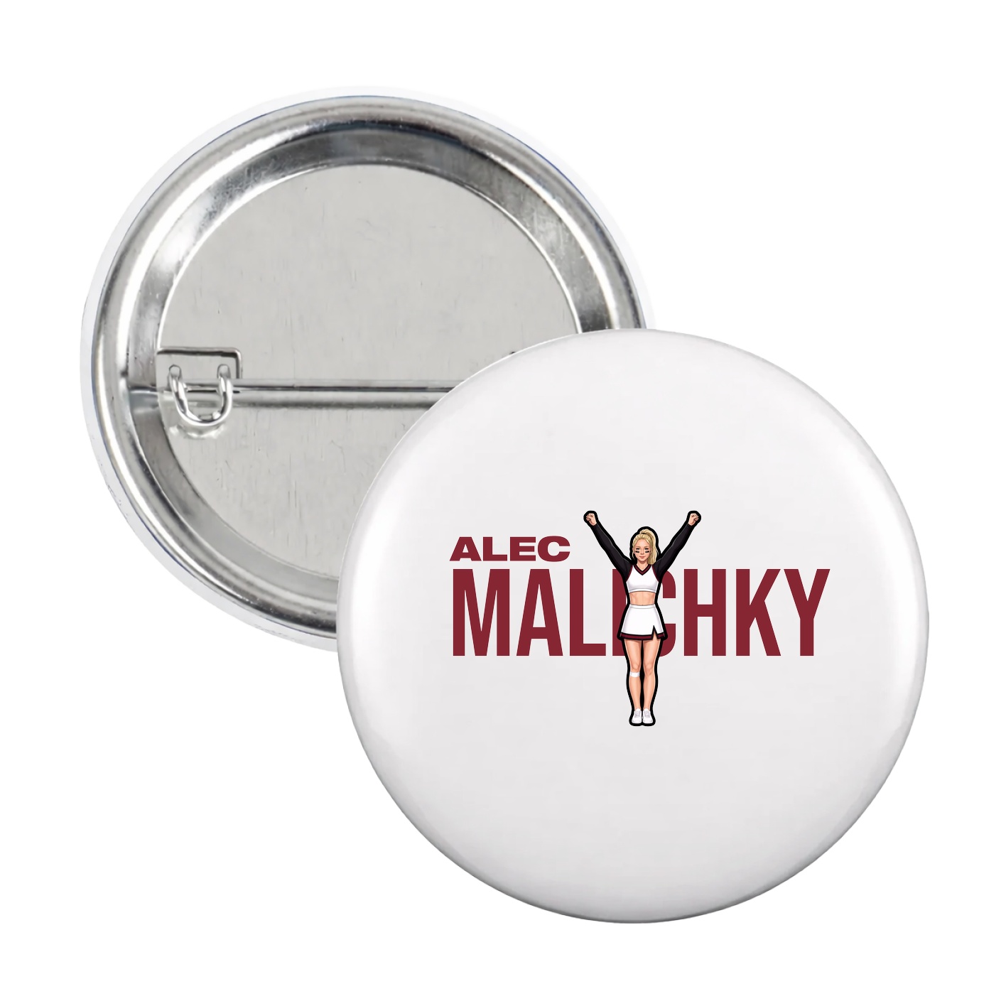 Game Day Button — Player Name in White