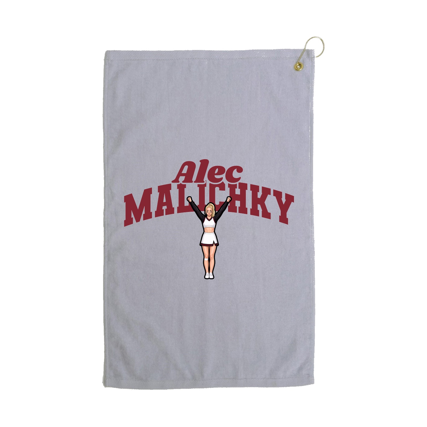 Golf Towel — Signature Arch in Grey