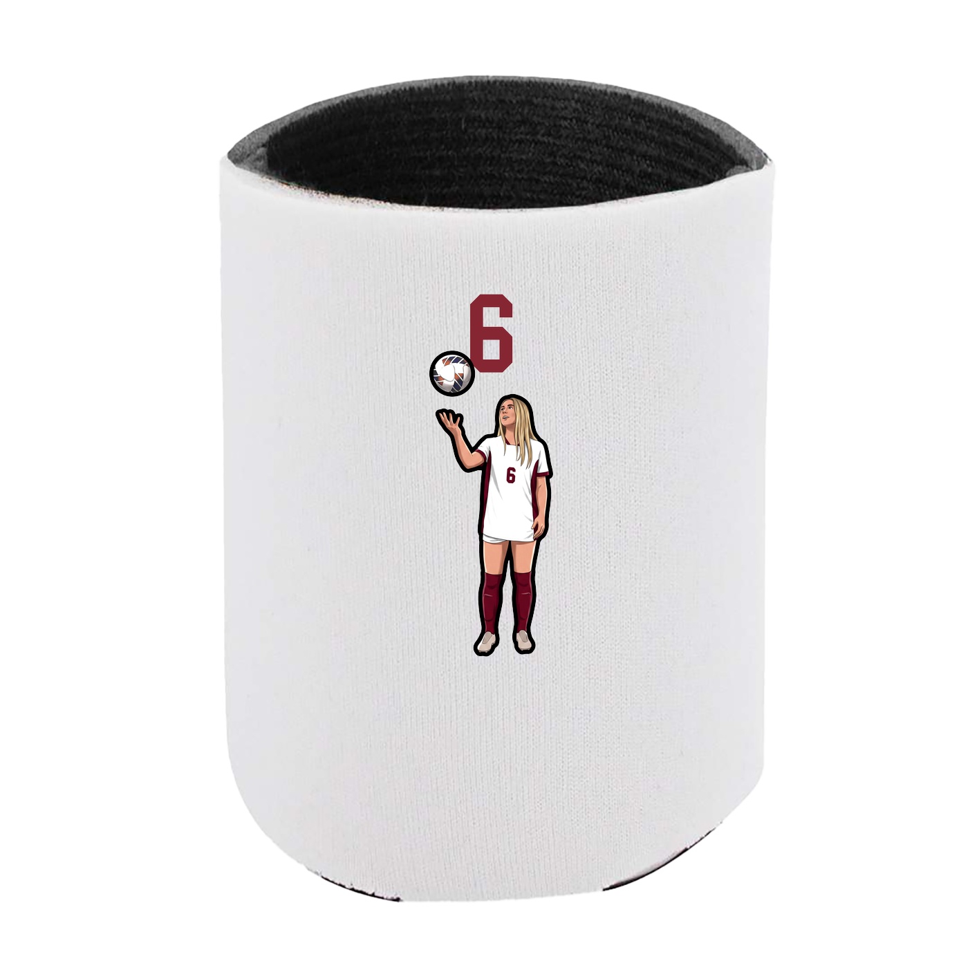 Can Holder — Number Top in White