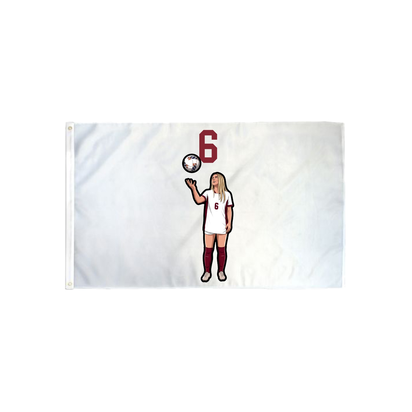3x5 Flag — Number Top in Classic