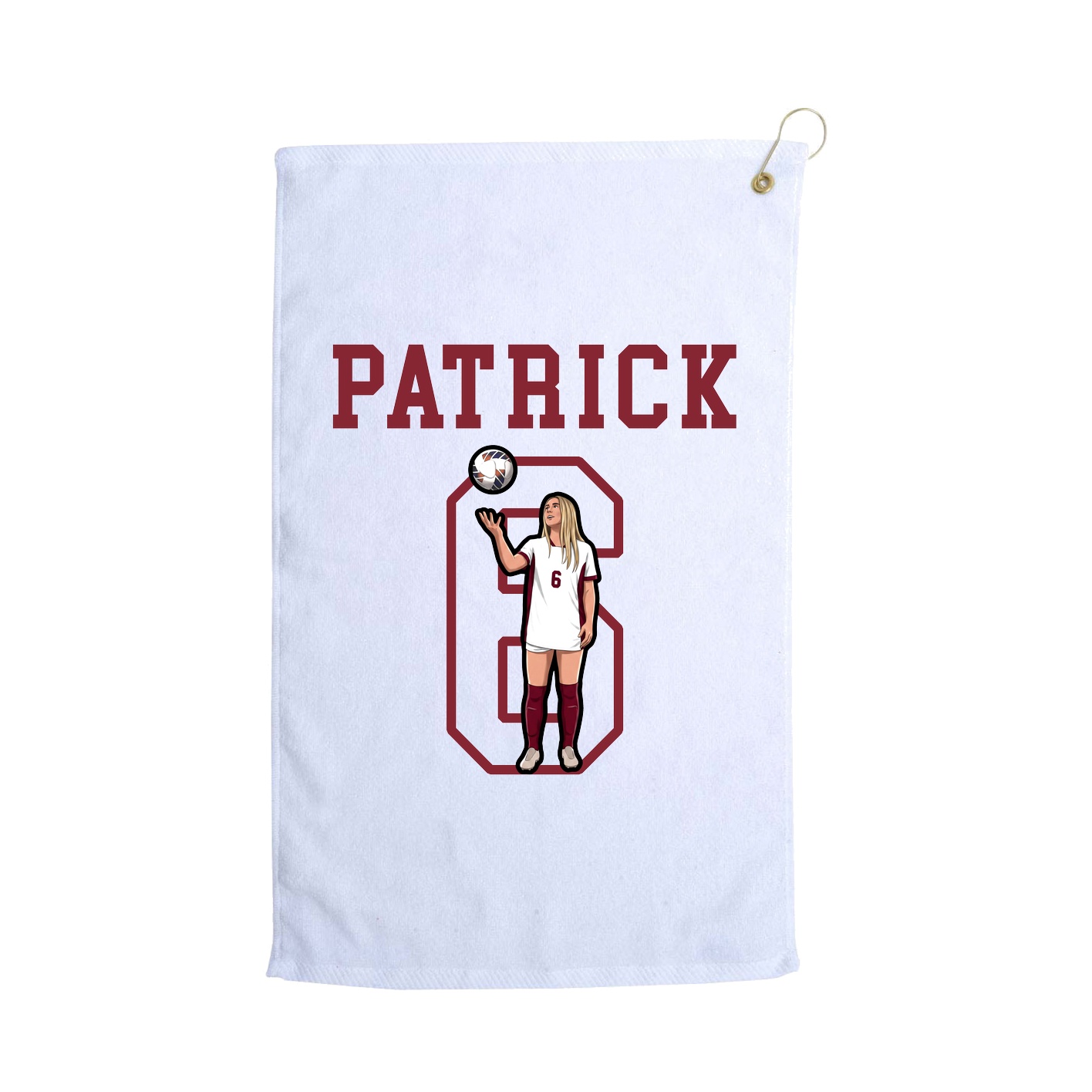 Golf Towel — Shirsey in White