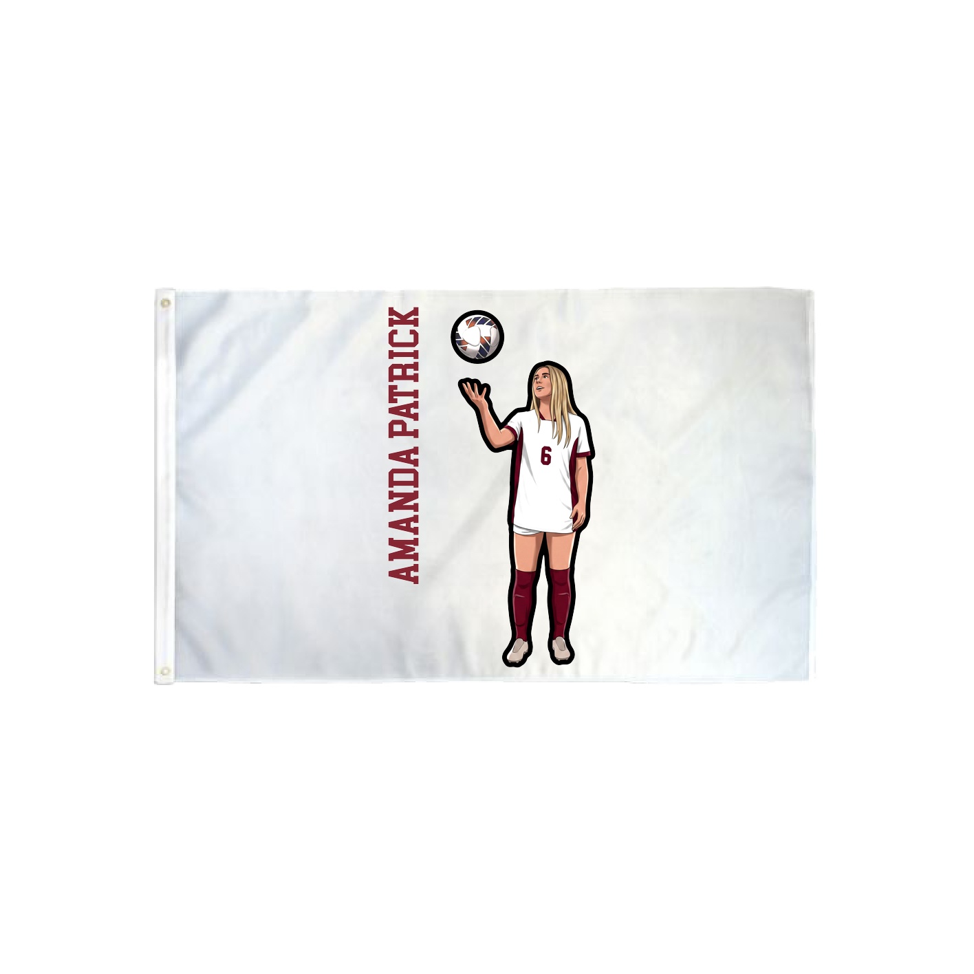 3x5 Flag — Name Vertical in Classic