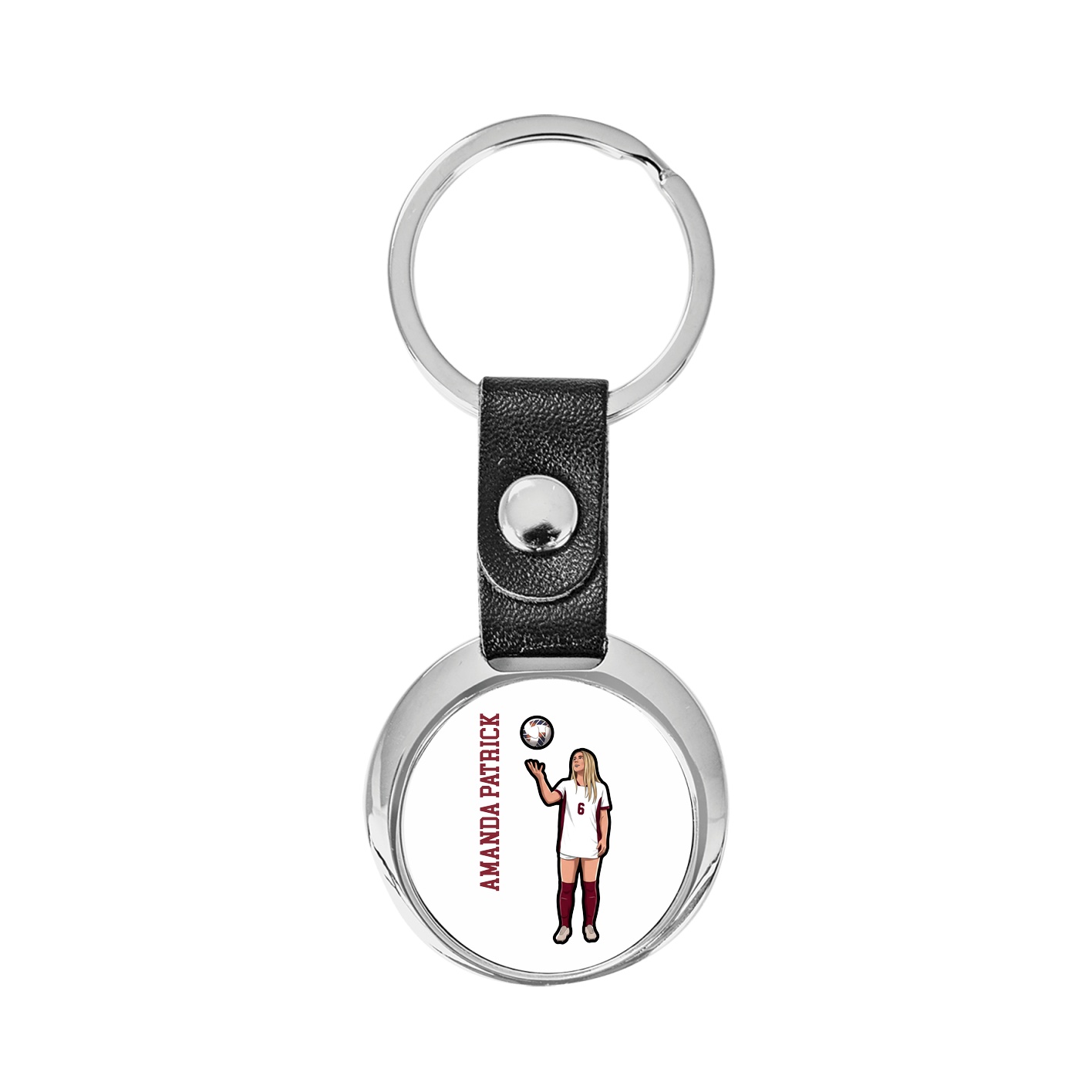 Key Chain — Name Vertical in Classic