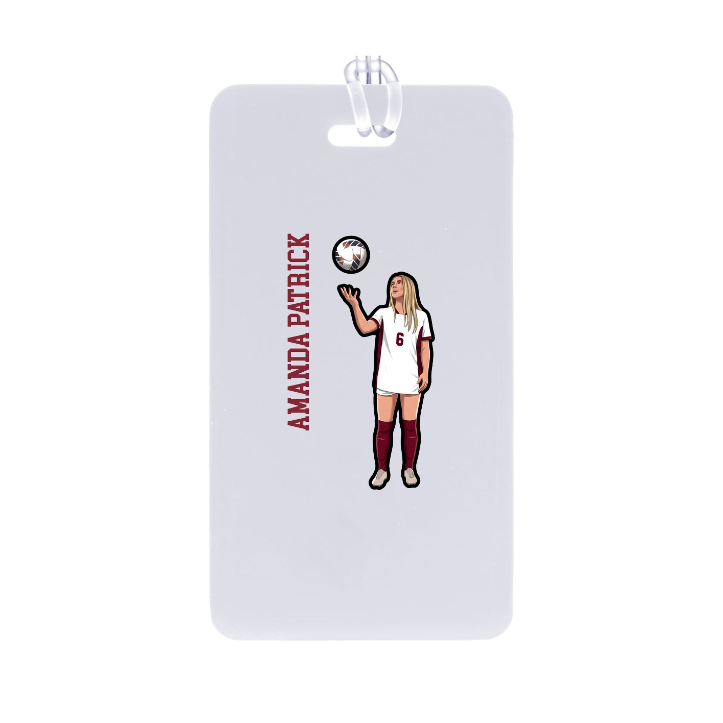 Bag Tag — Name Vertical in Classic