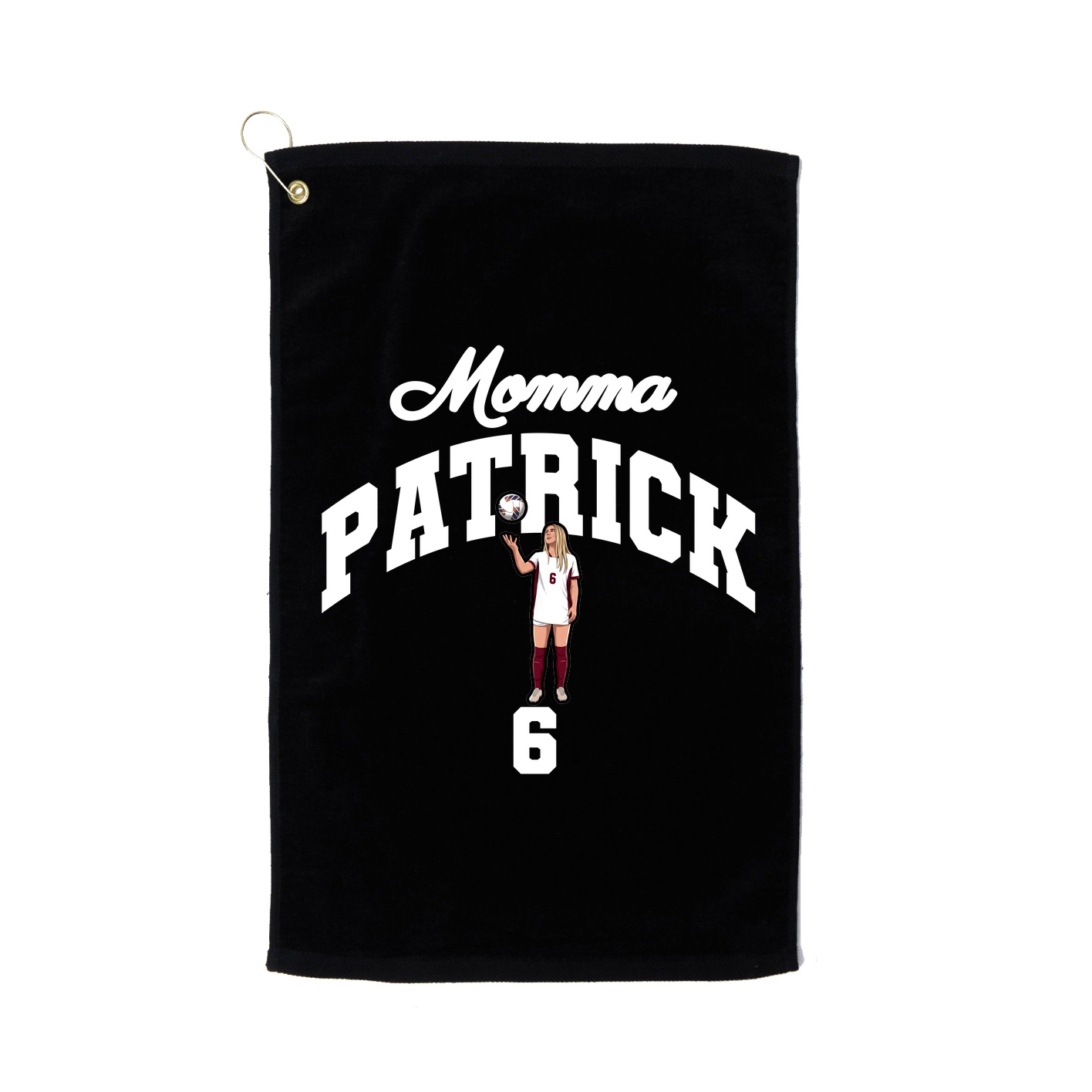 Golf Towel — Mothers Day Arch in Black