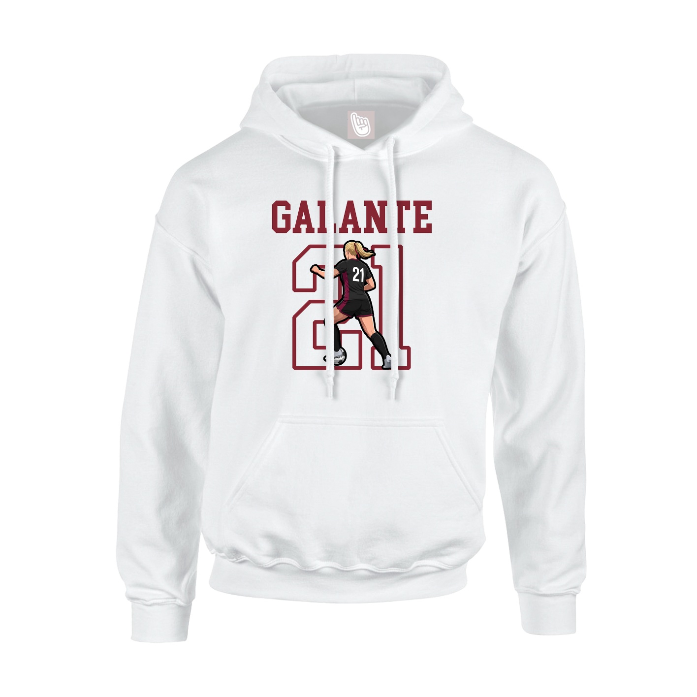 Hoodie — Shirsey in White