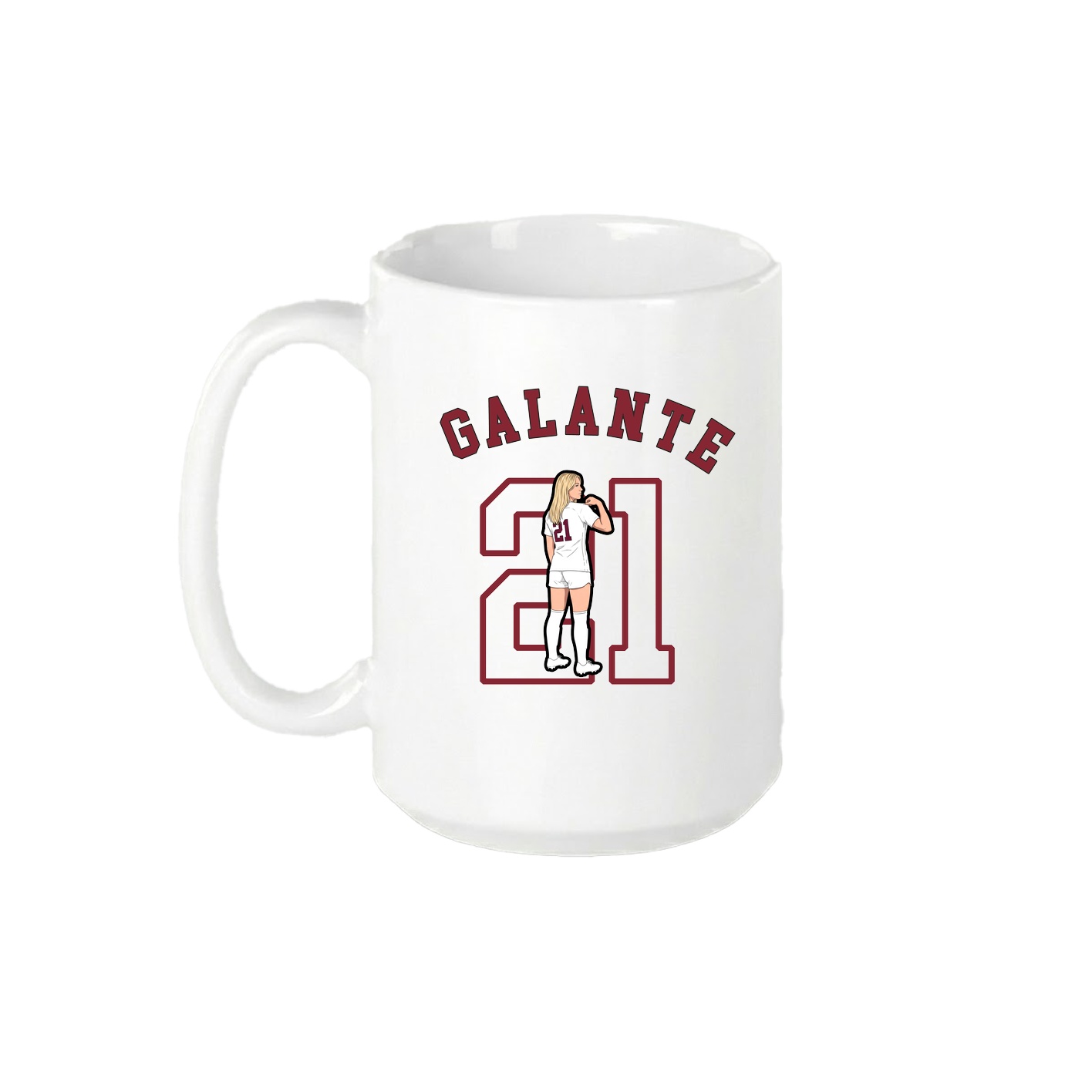 15oz Coffee Mug — Shirsey Arch in White