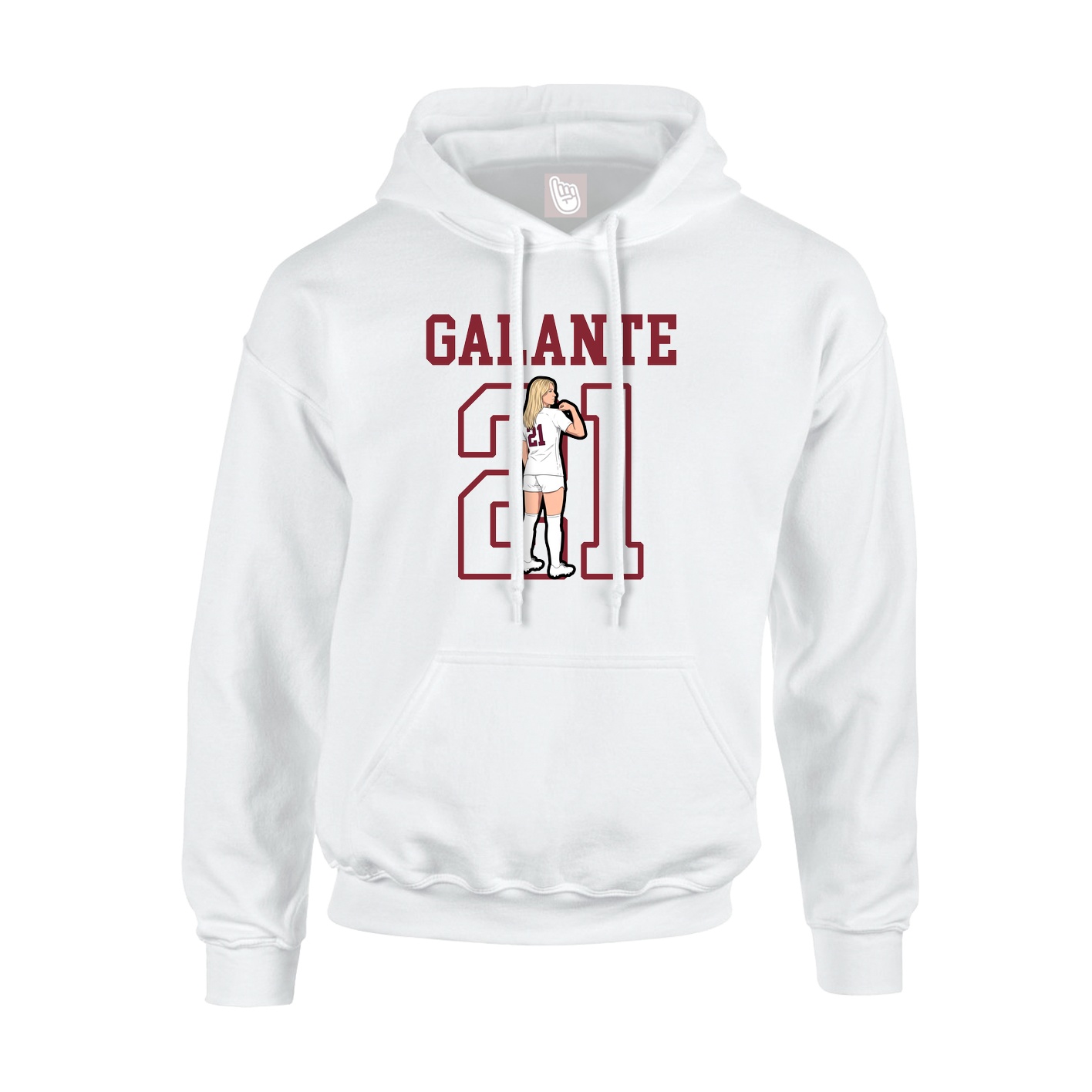 Youth Hoodie — Shirsey in White
