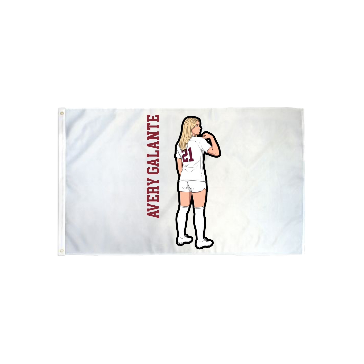 3x5 Flag — Name Vertical in Classic