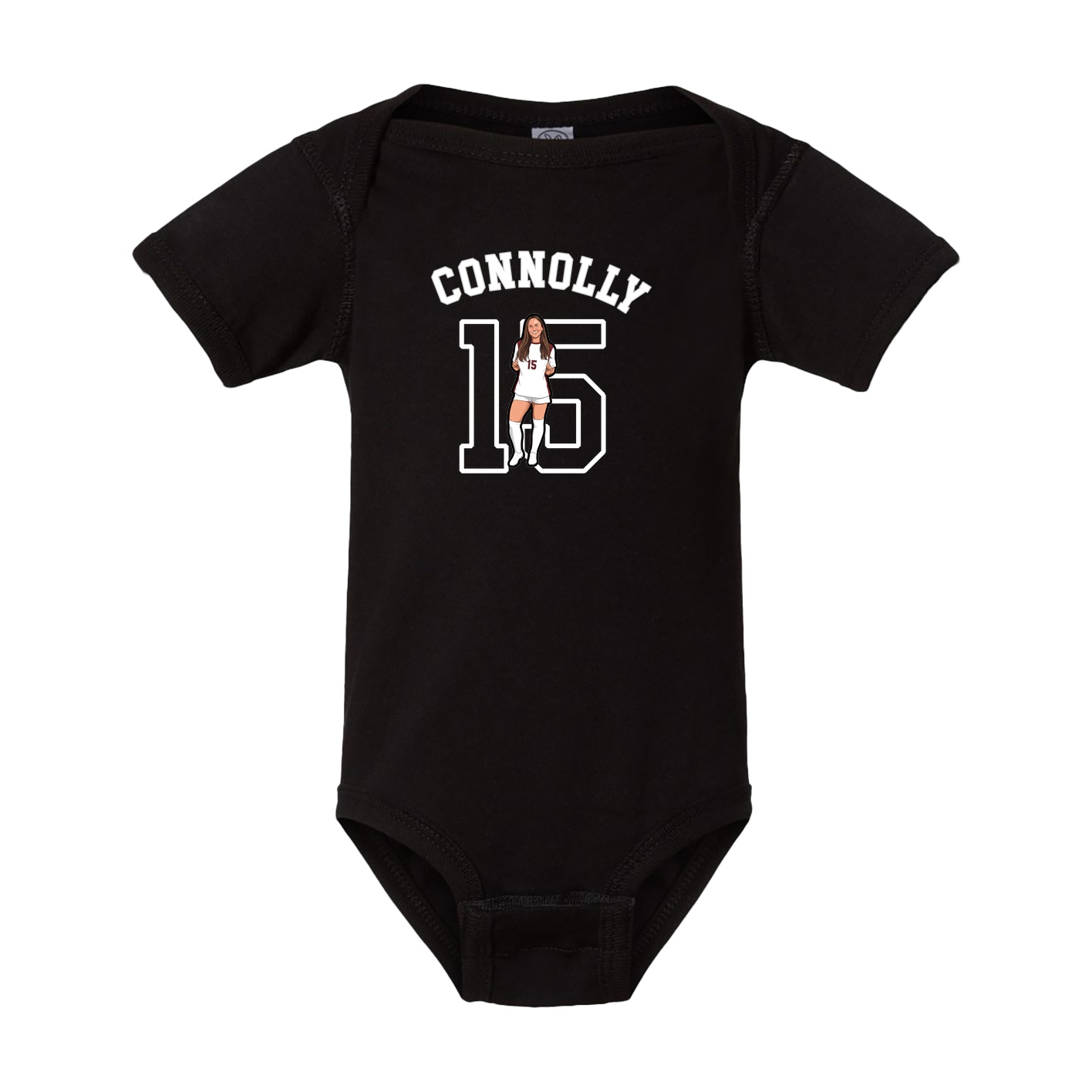 Baby Onesie — Shirsey Arch in Black