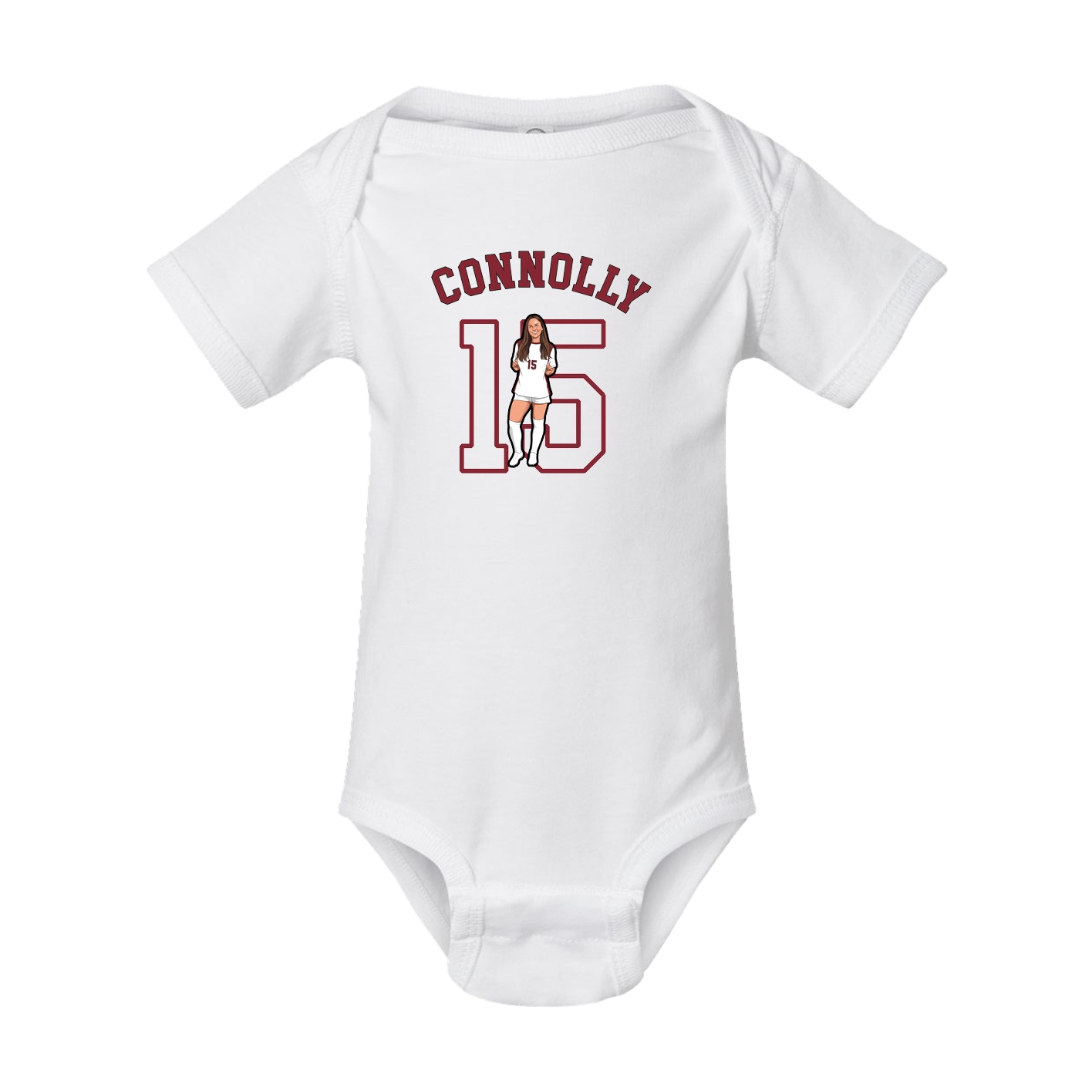Baby Onesie — Shirsey Arch in White
