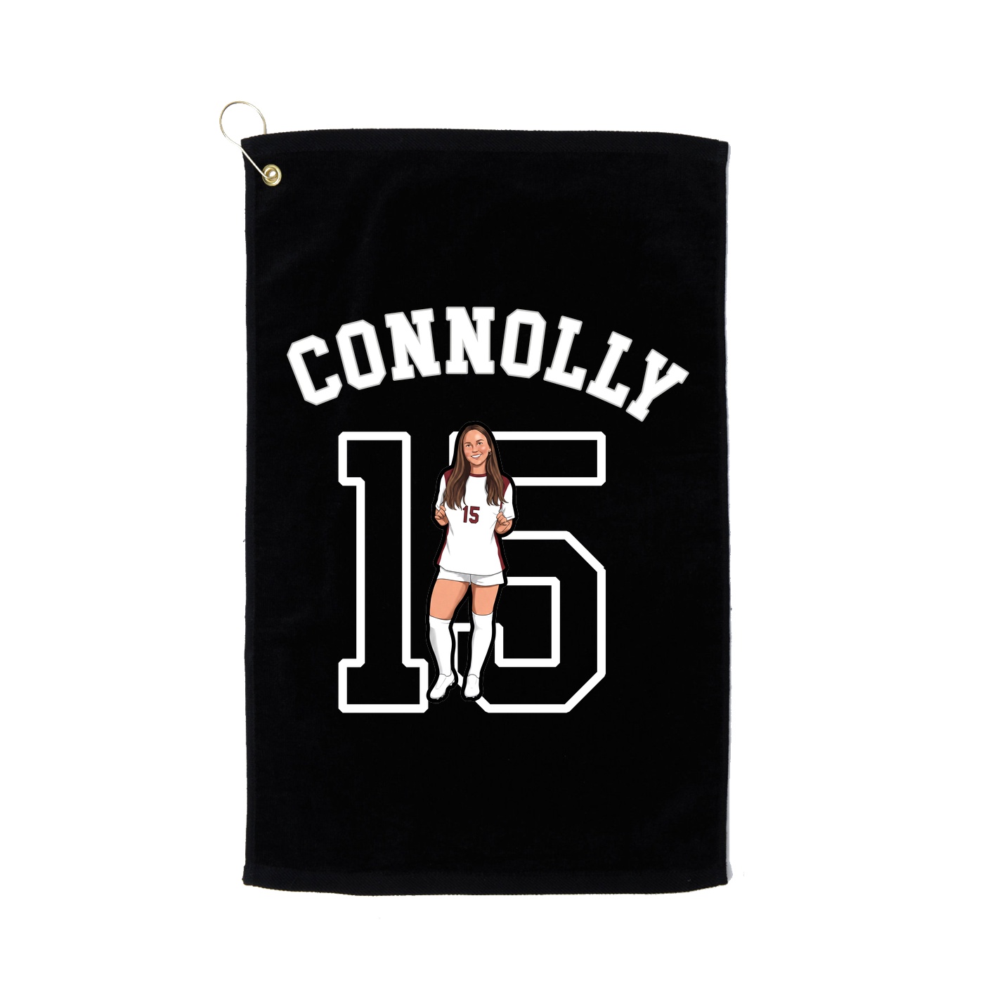 Golf Towel — Shirsey Arch in Black