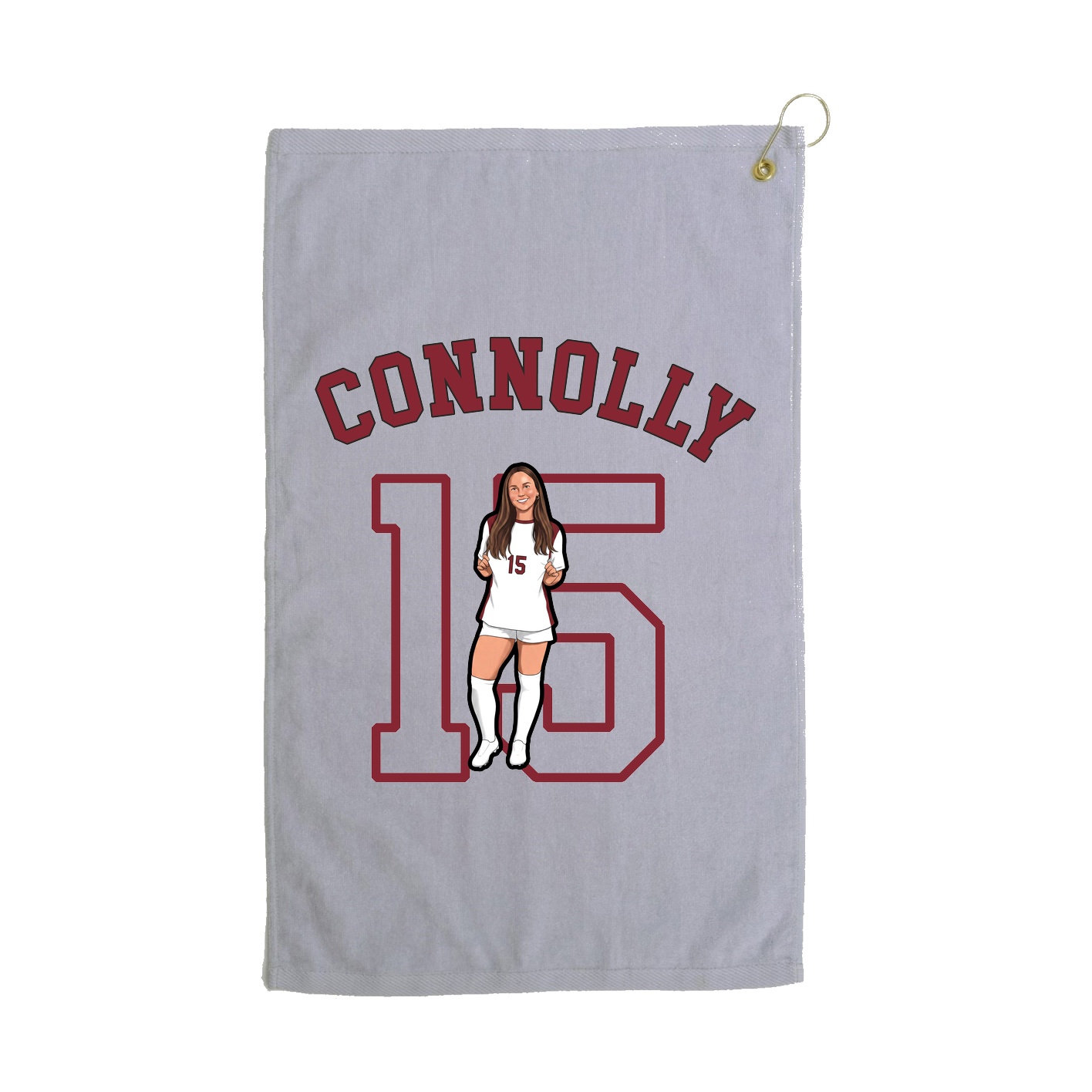 Golf Towel — Shirsey Arch in Grey